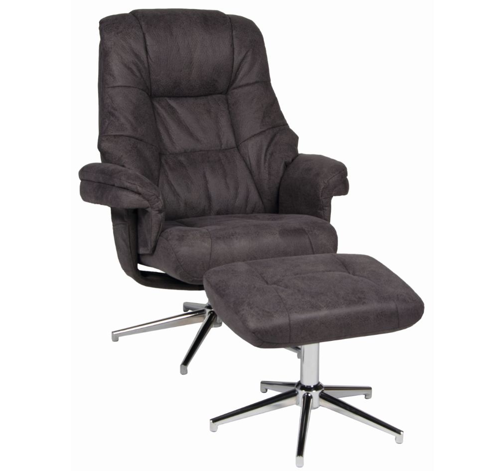 Fauteuil relax avec repose-pieds BURNABY