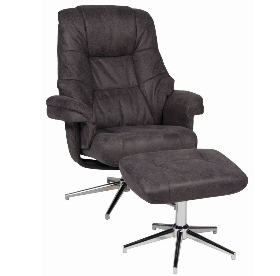 Fauteuil relax avec repose-pieds BURNABY Fauteuil relax avec repose-pieds BURNABY