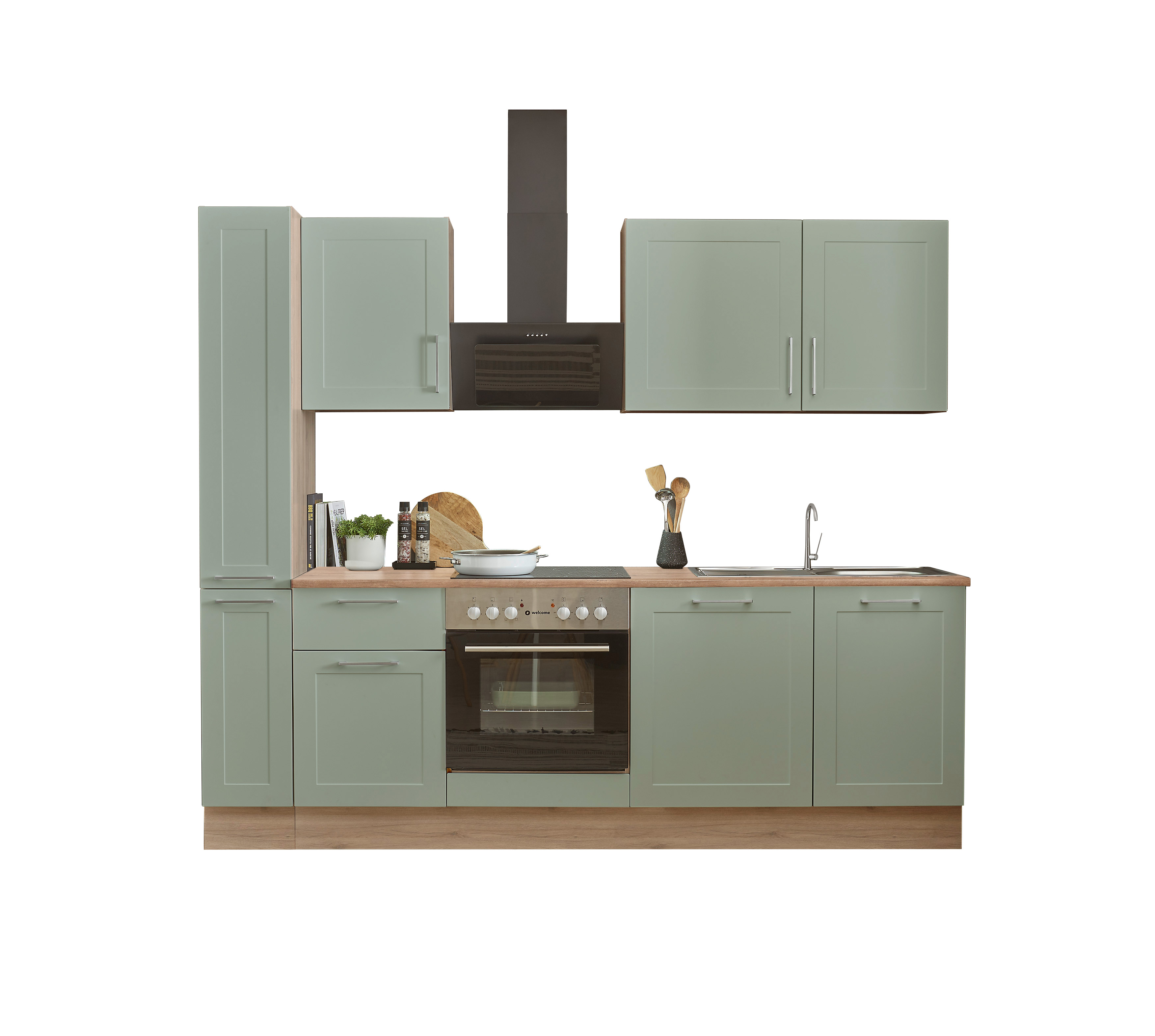 Bloc cuisine avec électroménager HASTINGS (bloc cuisine - armoire coulissante) II Bloc cuisine avec électroménager HASTINGS (bloc cuisine - armoire coulissante) II