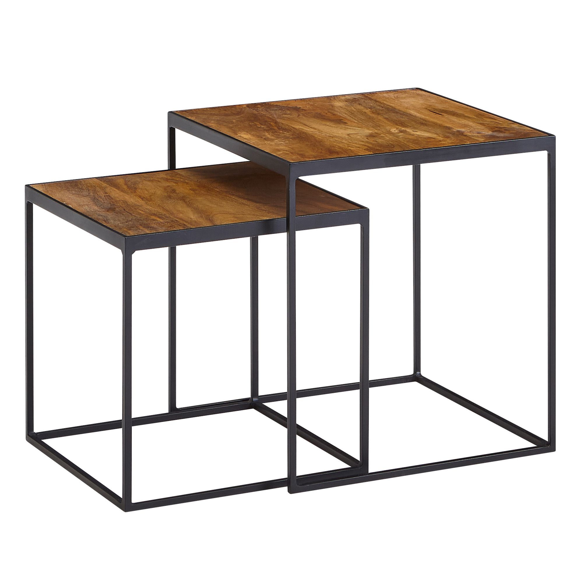 Lot de 2 tables d'appoint PHUKET