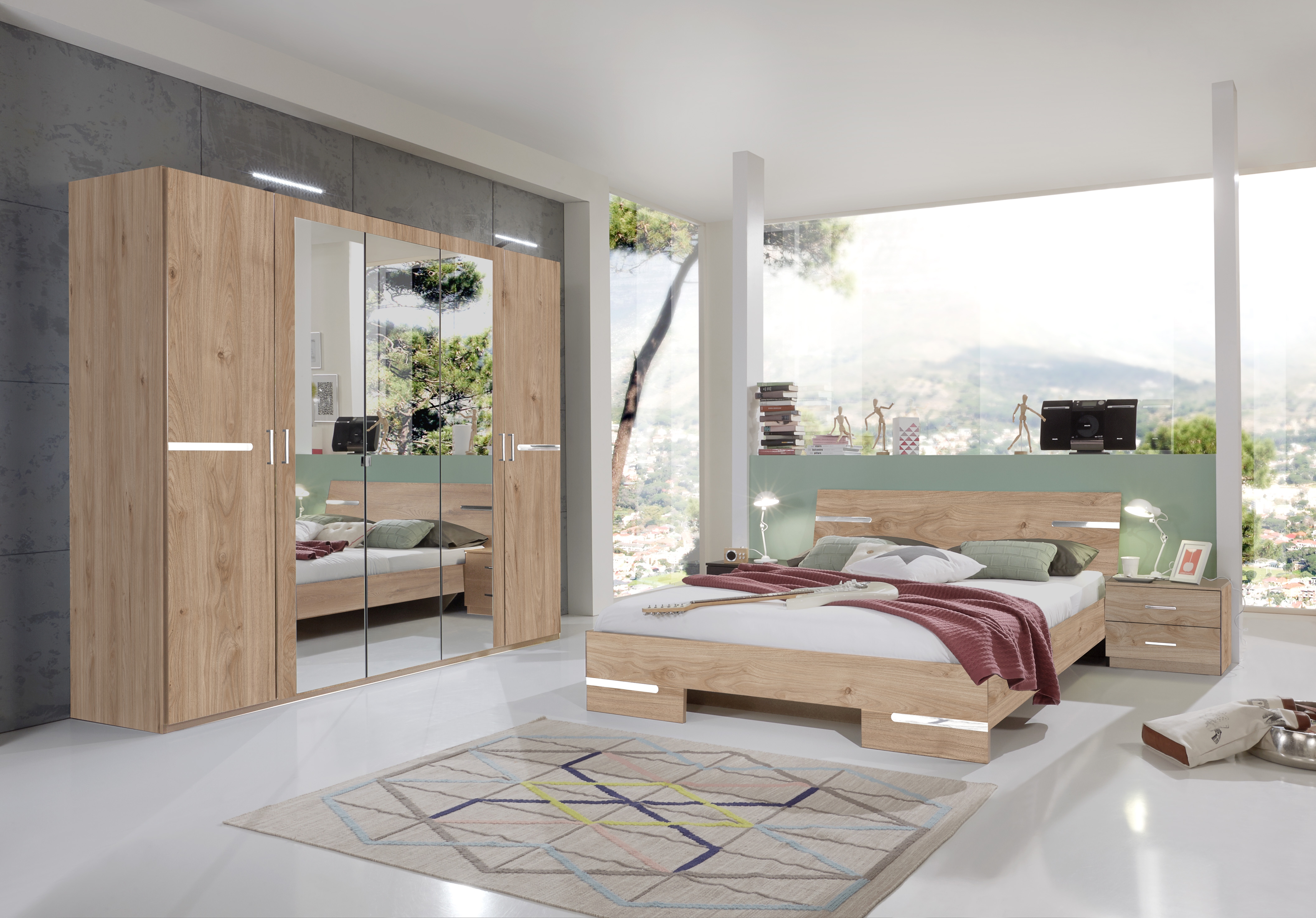 Chambre à coucher 4 éléments ANNA Chambre à coucher 4 éléments ANNA