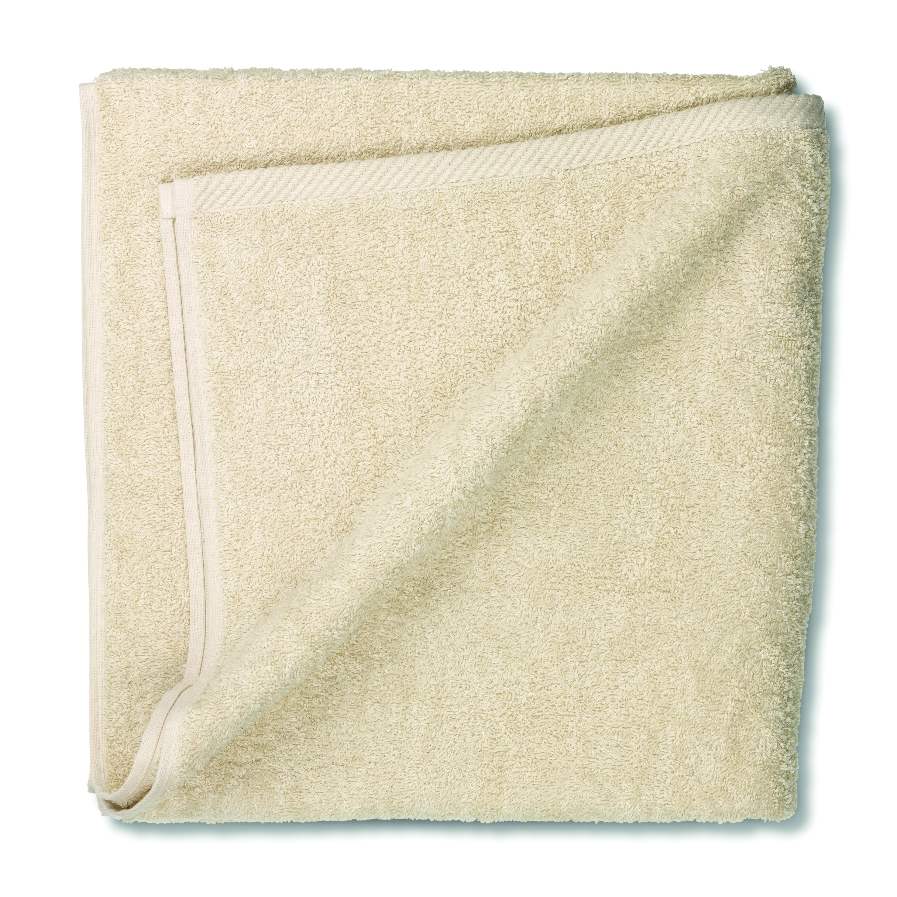 Serviette de bain beige sable LADESSA