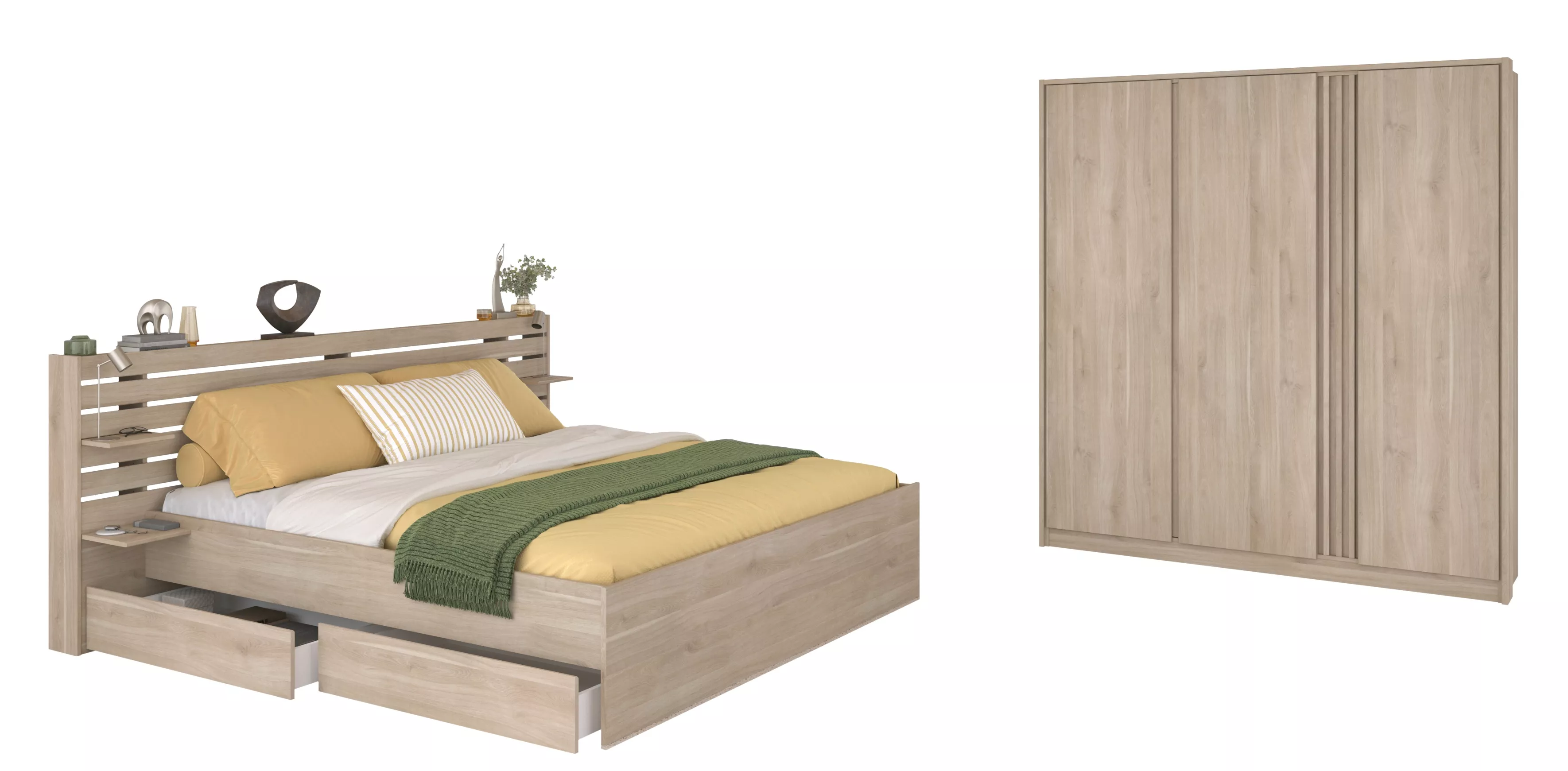Schlafzimmer 2-teilig  MIAMI 28