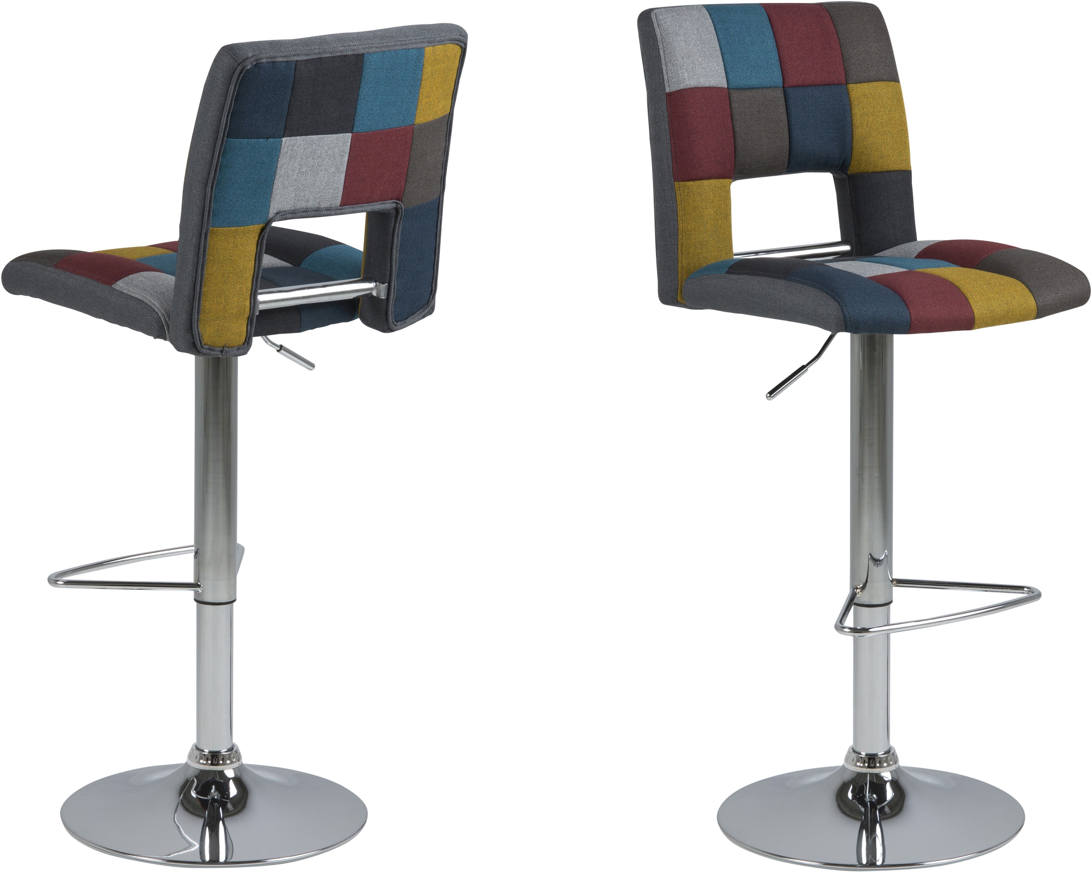 Lot de 2 tabourets de bar SYLVIA