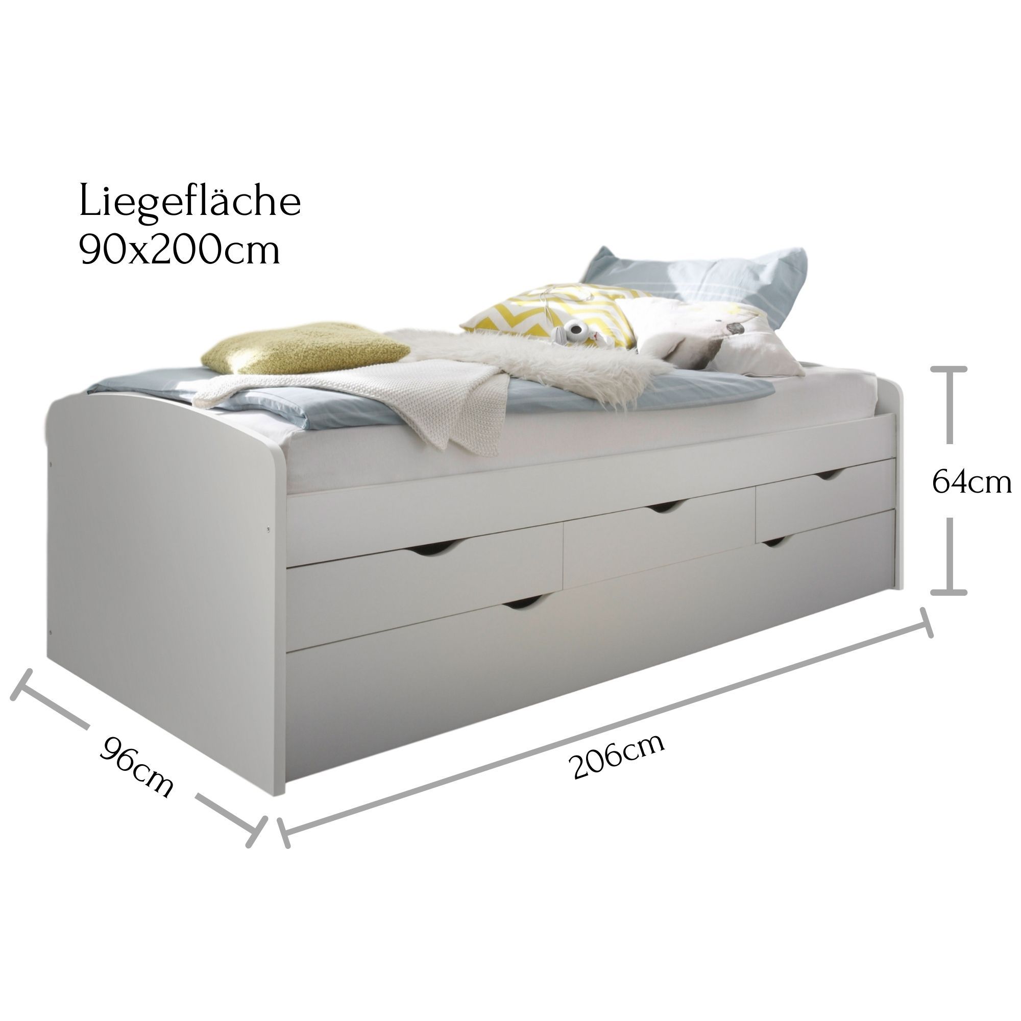 KOJENBETT 90 x 200 cm NESSI