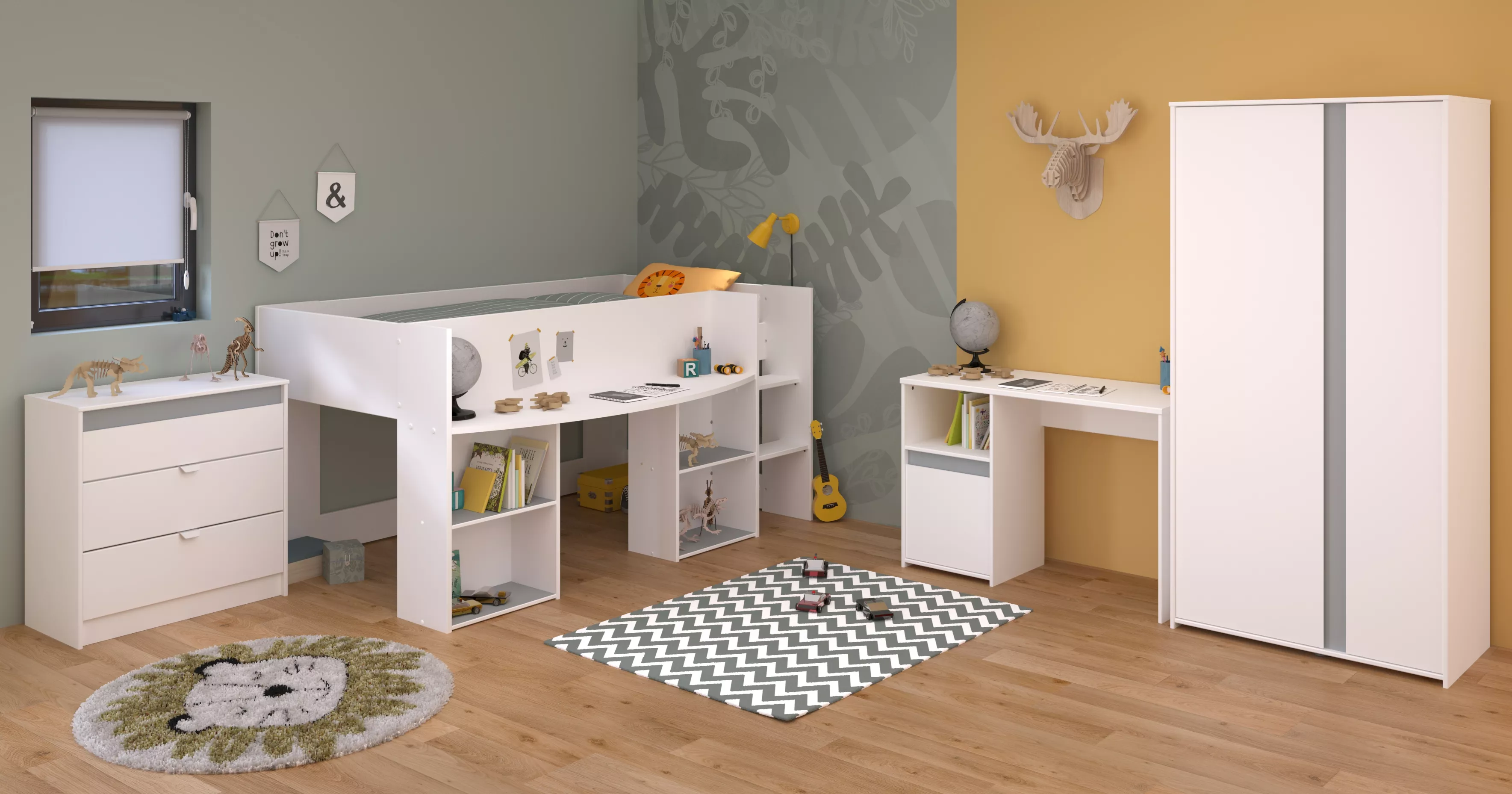Chambre d'enfant 4 éléments PIROUETTE 11