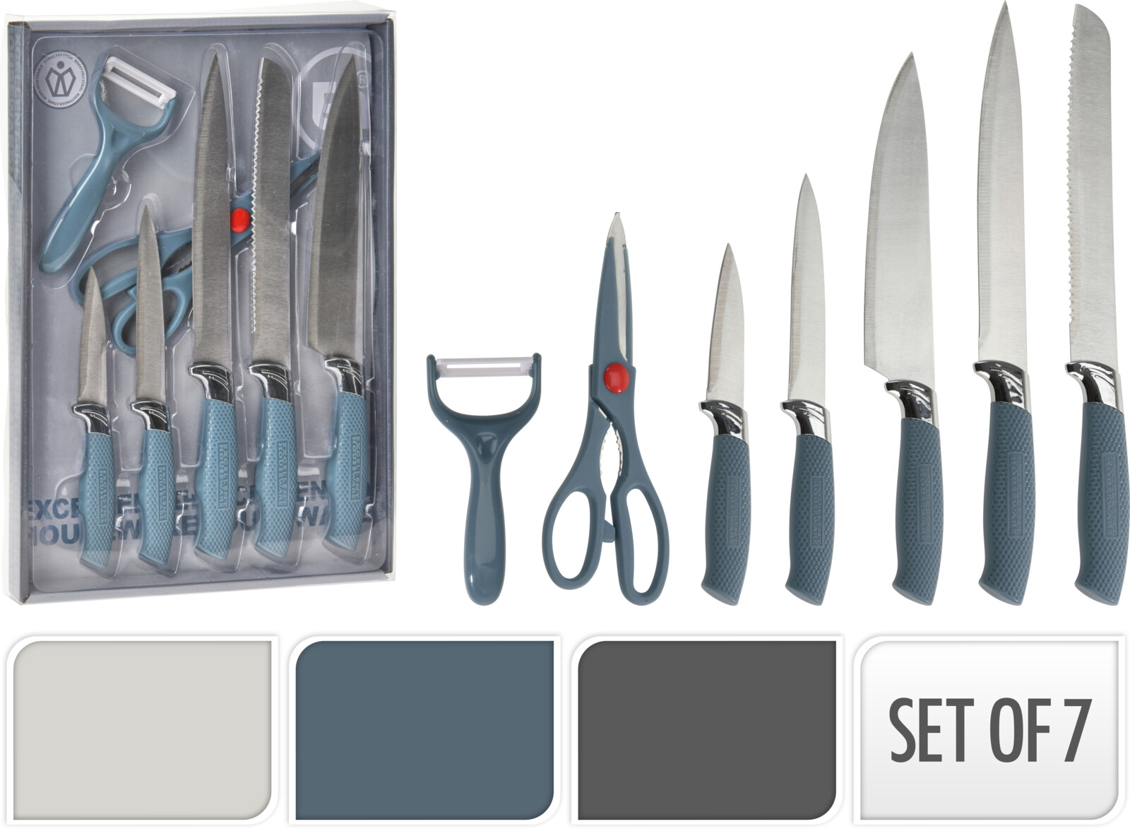 Messer Set sortiert 7tlg.