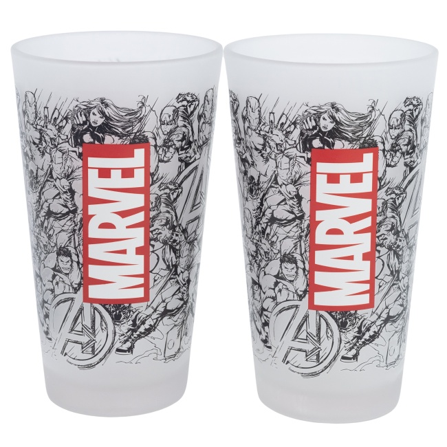 Lot de 2 verres Marvel MARVEL