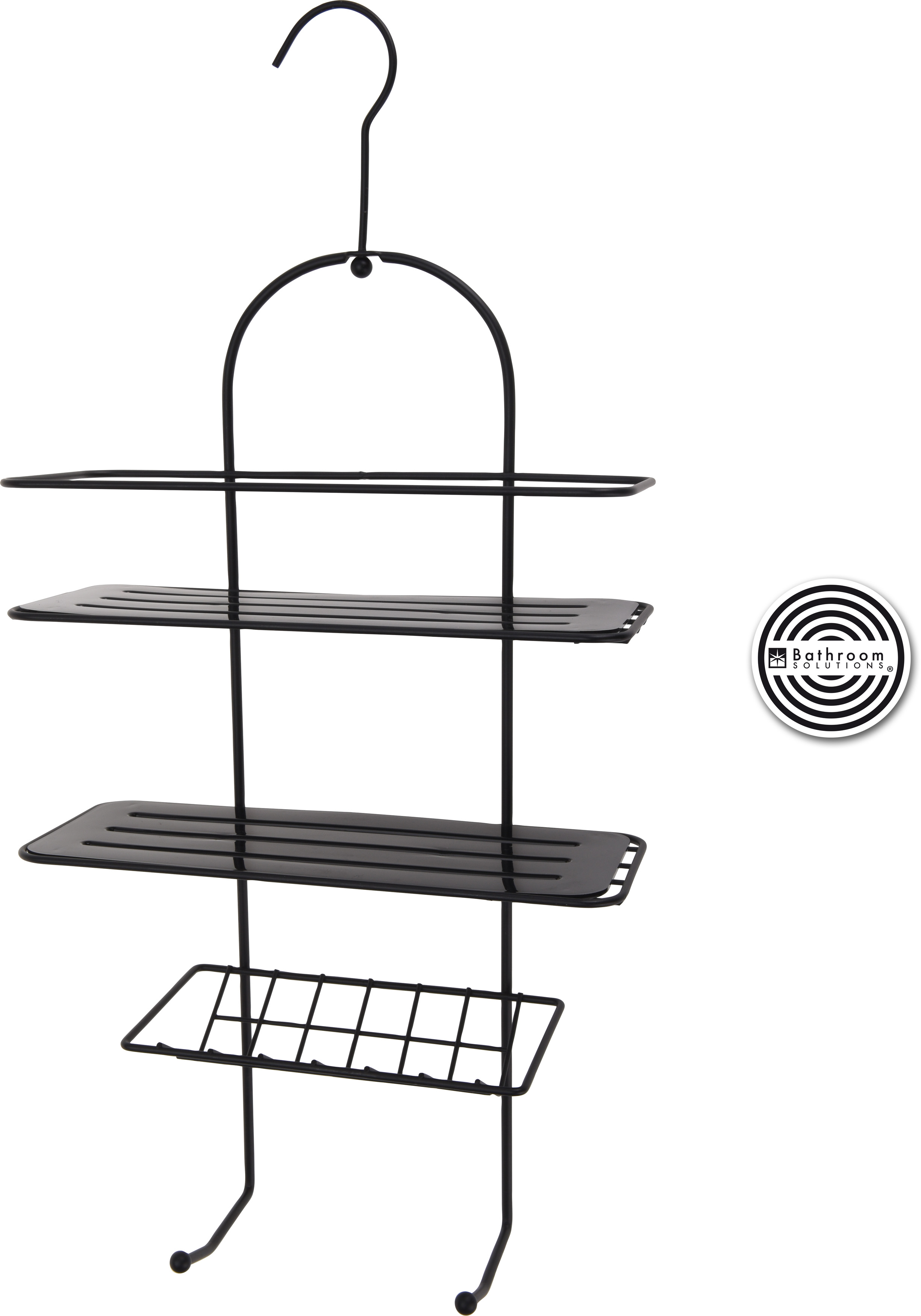 Badezimmerregal schwarz Badezimmerregal schwarz