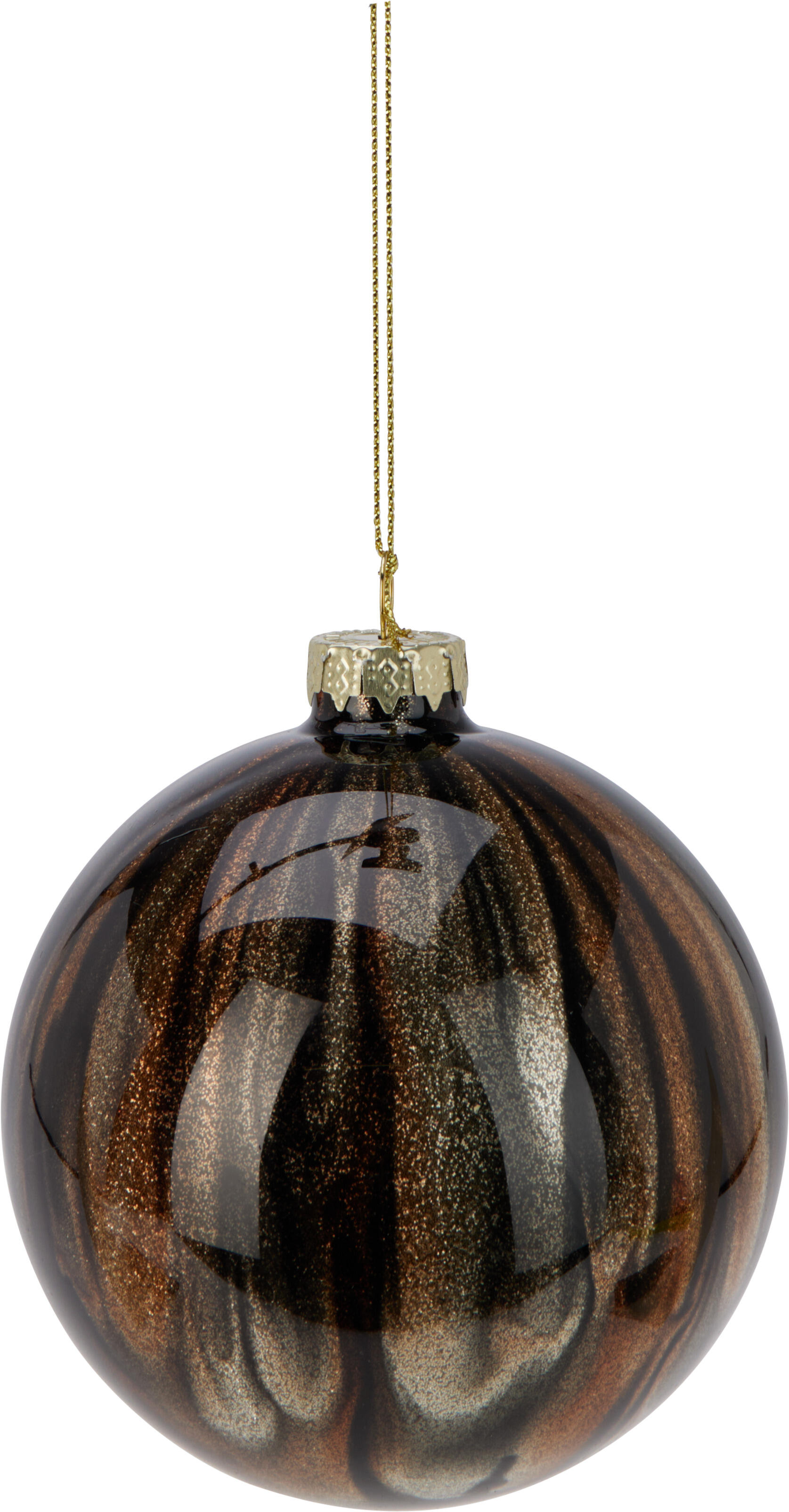 Weihnachtskugel Glitzer CHRISTMAS