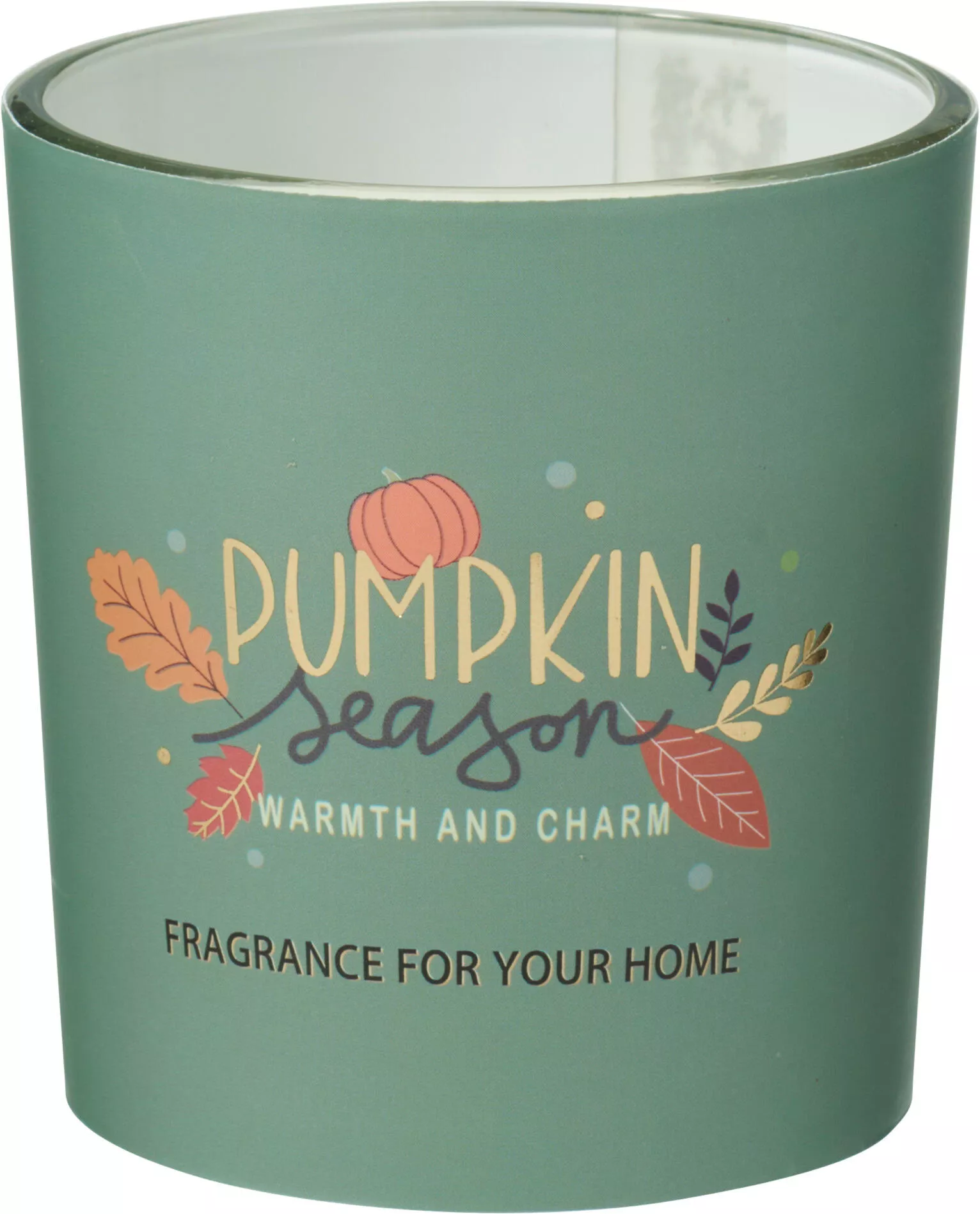 Bougie dans pot en verre HERBST