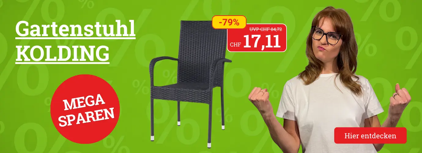 MEGA Preis! Gartenstuhl KOLDING