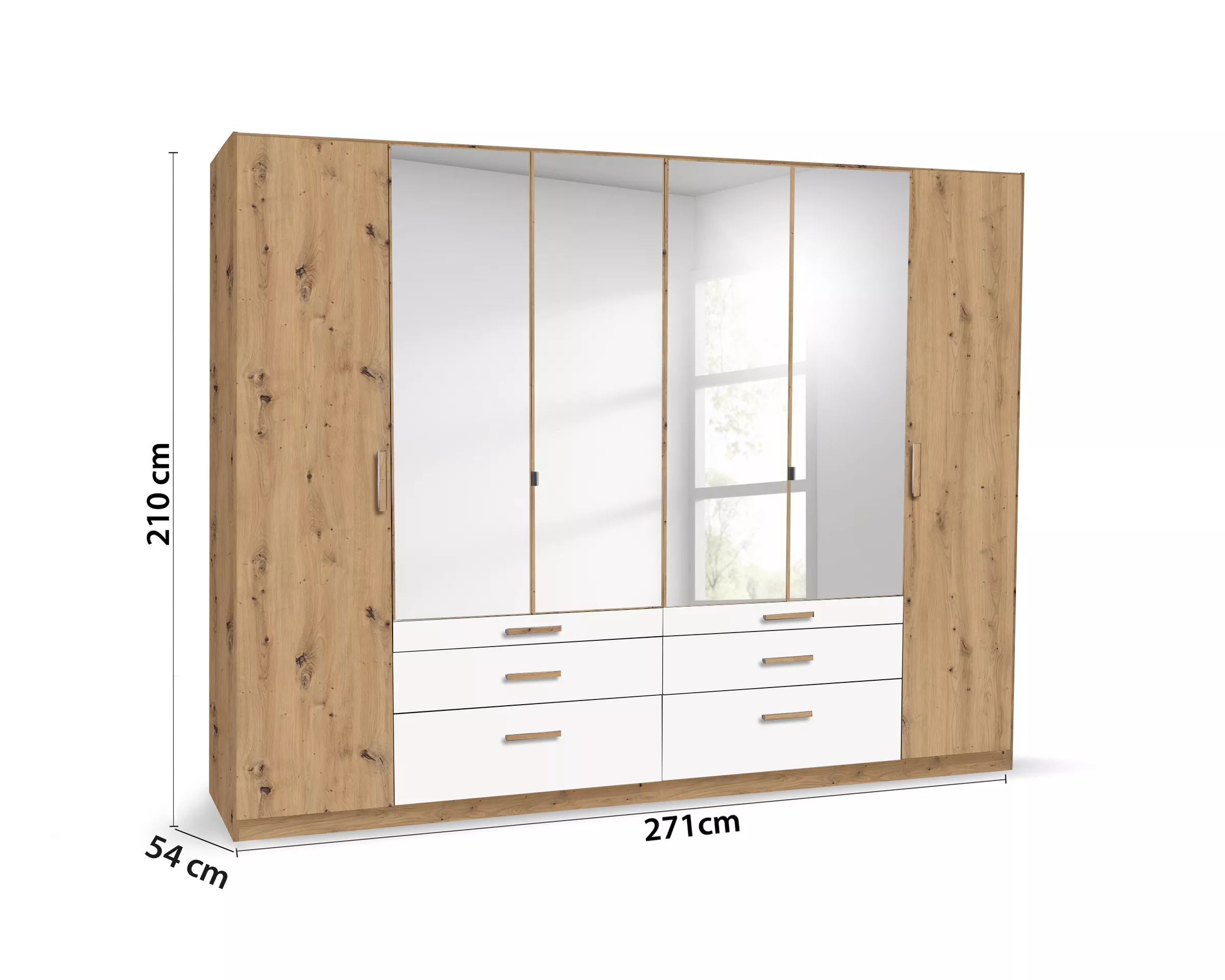 Drehtürenschrank ABRANTES