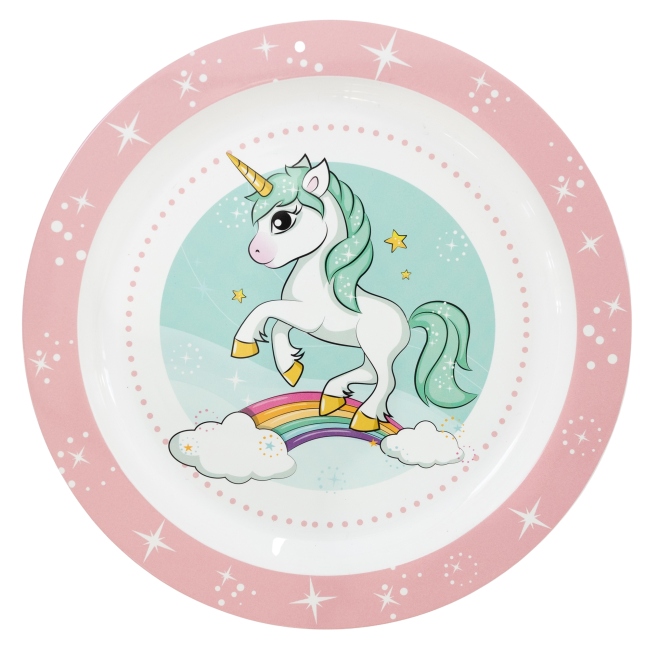 Assiette licorne RAINBOW