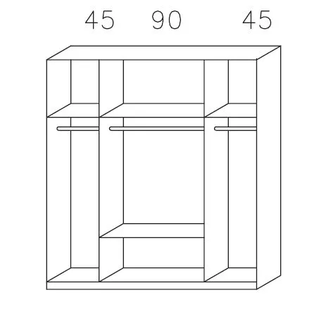 Armoire à portes battantes CASE