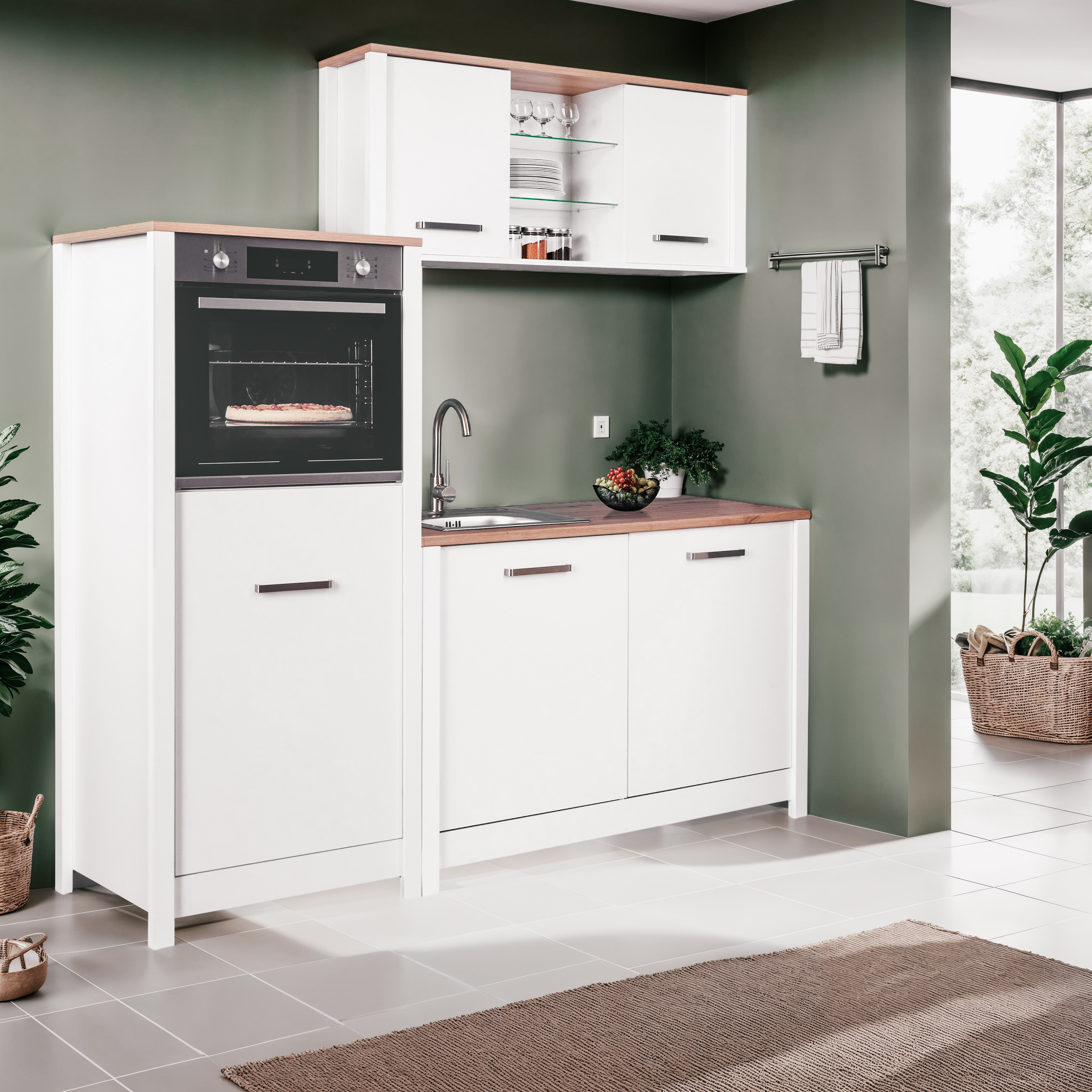 Bloc cuisine sans électroménager 2 SICILIA Bloc cuisine sans électroménager 2 SICILIA