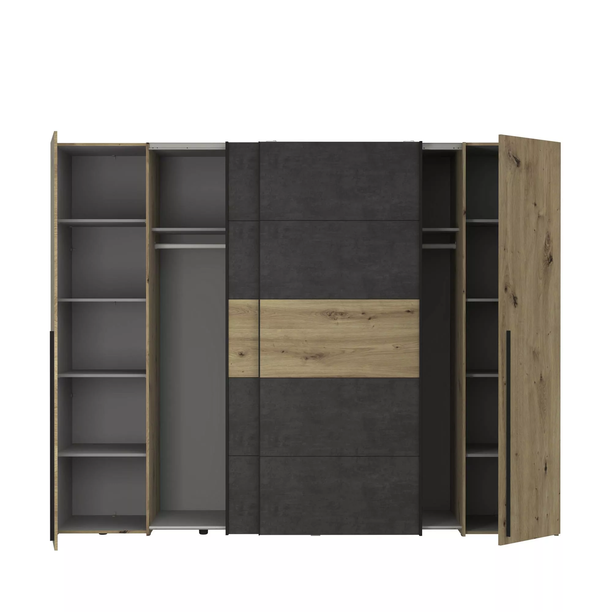 Dreh- und Schwebetürenschrank NARAGO