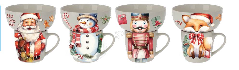 Mug avec bol CHRISTMAS Mug avec bol CHRISTMAS