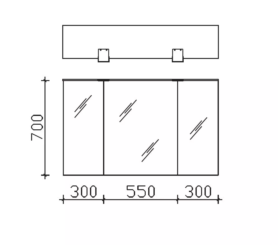 Spiegelschrank SOLITAIRE 6025