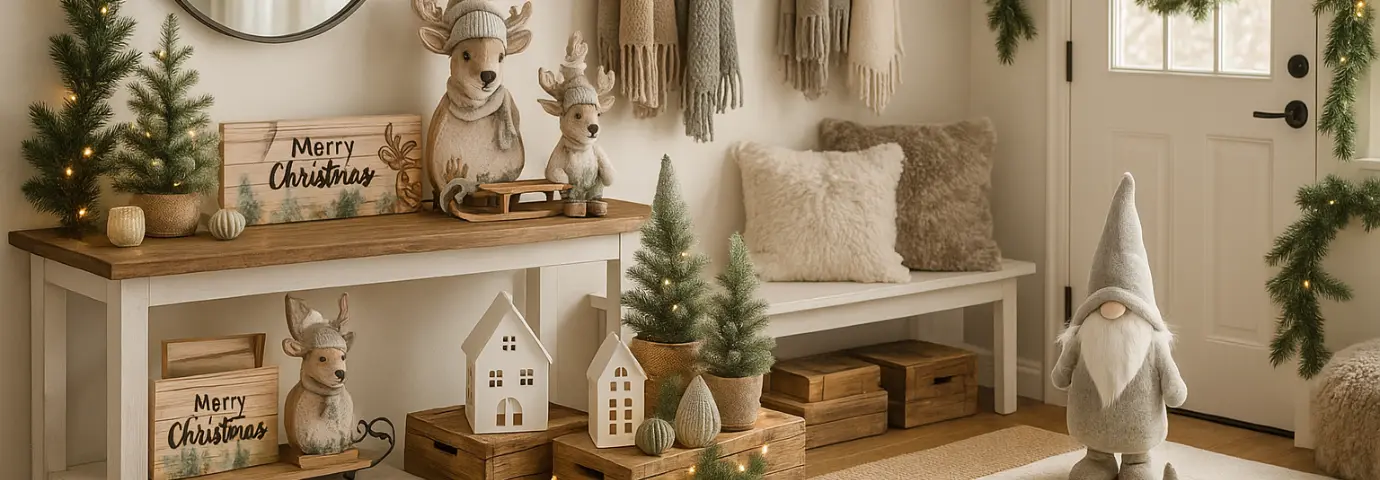 Décorations de Noël : nature et verdure