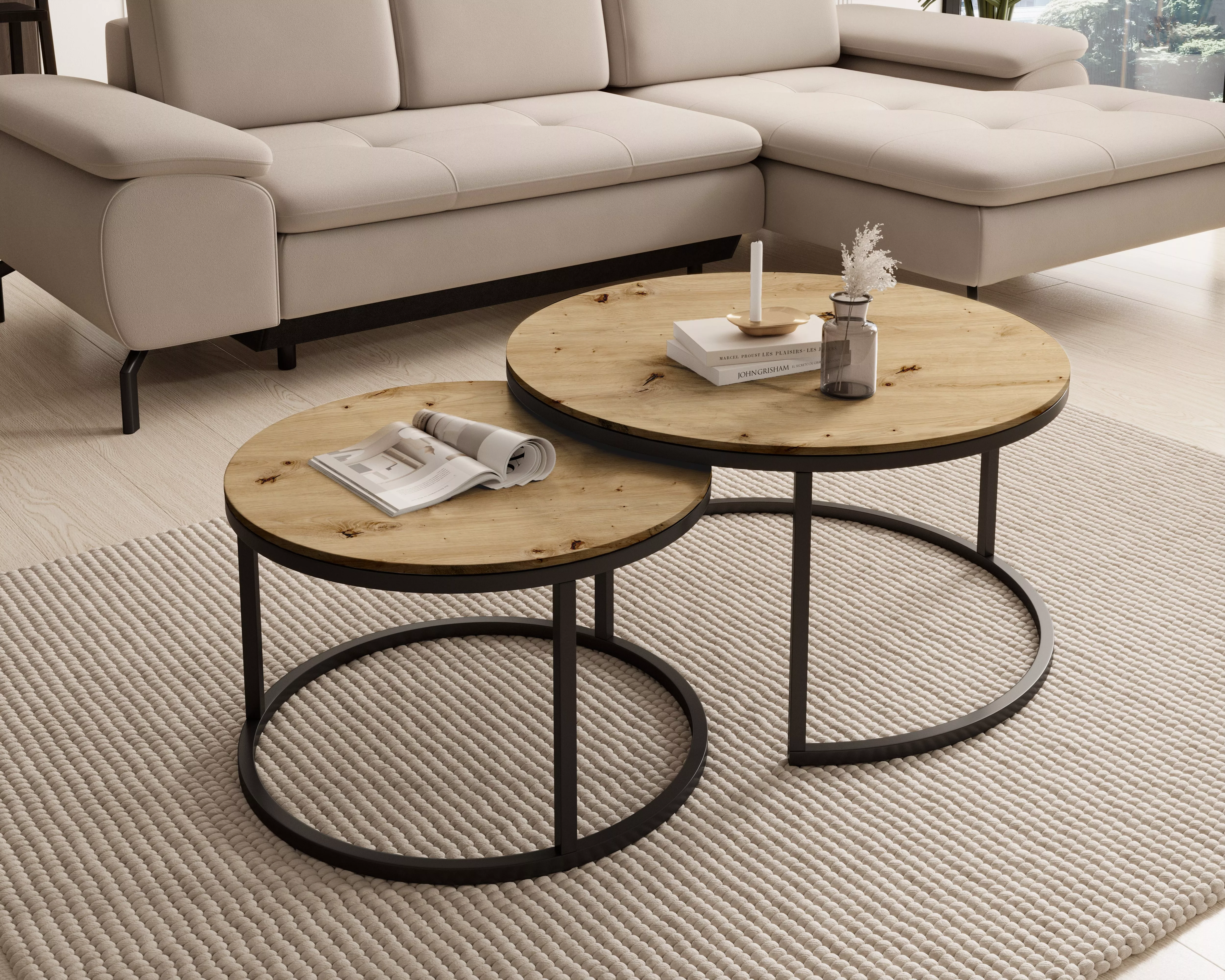Couchtische 2er-Set CORLEONE
