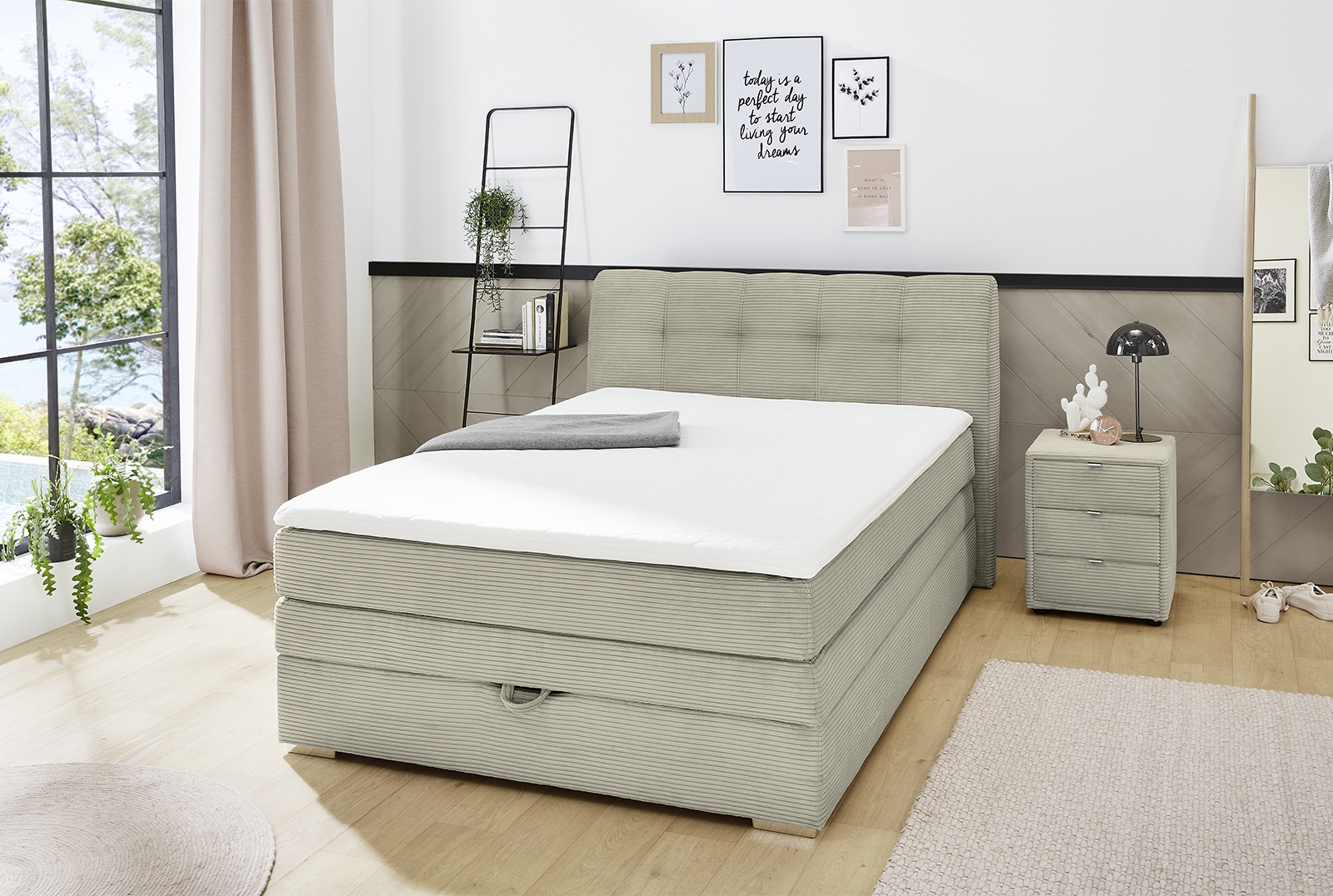 Lit boxspring VALLY