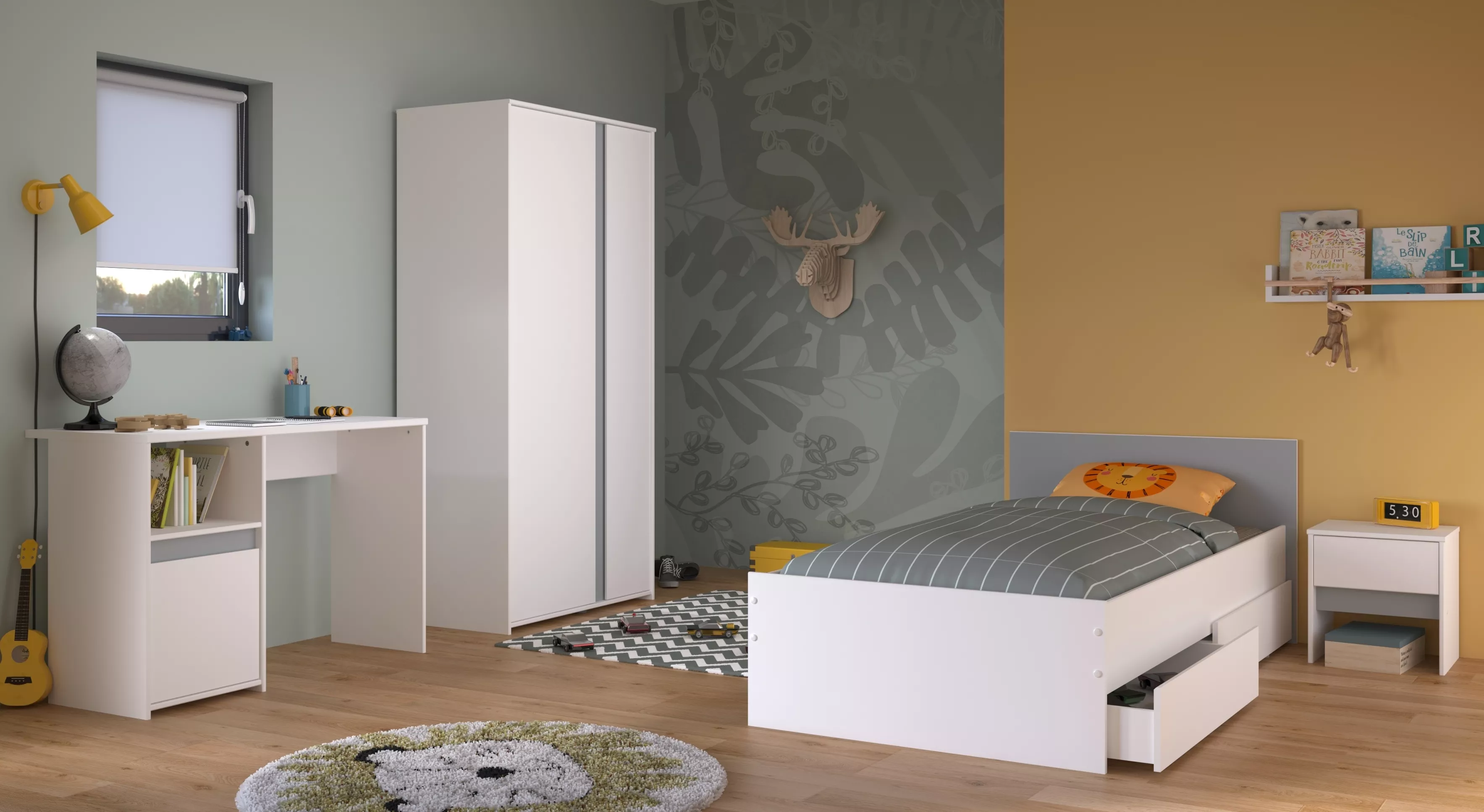 Chambre à coucher 6 éléments PIROUETTE 23