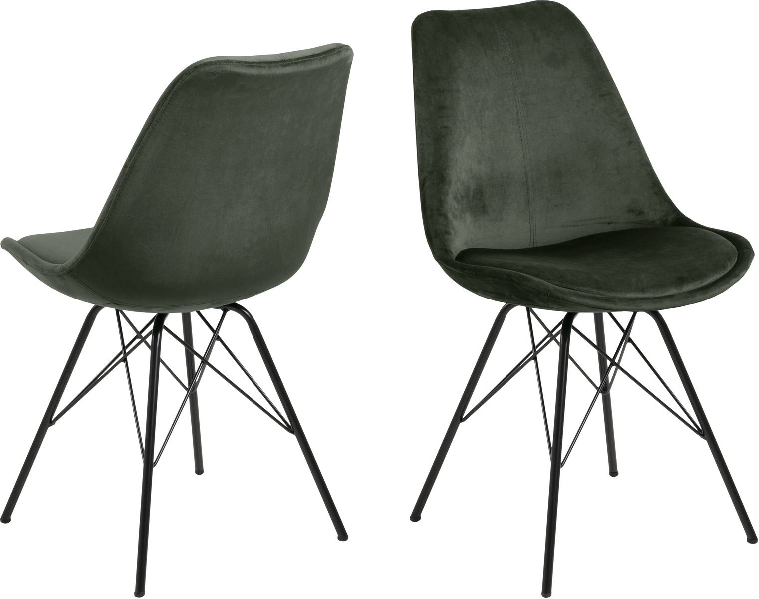 Lot de 2 chaises de salle à manger ERIS