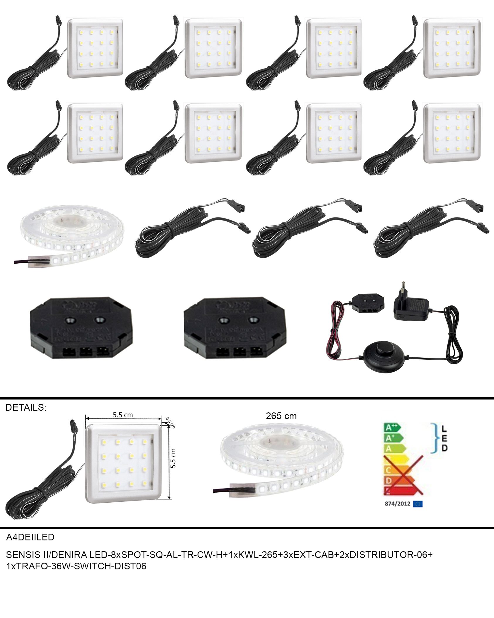 Eclairage pour mur TV SENSIS