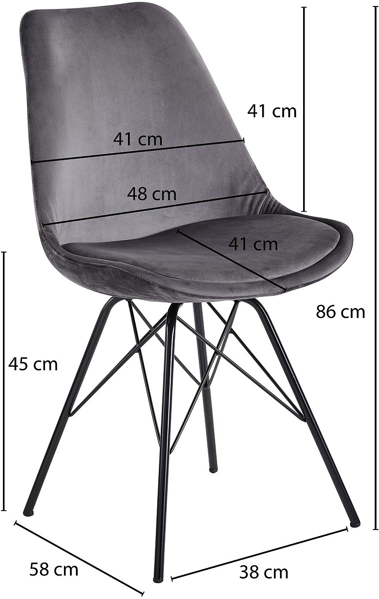 Esszimmerstuhl 2er-Set WOHNLING