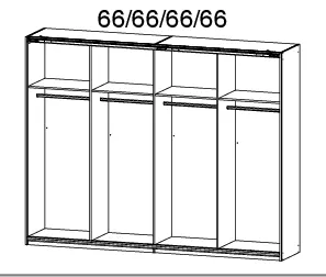 Schwebetürenschrank SYNCRONO