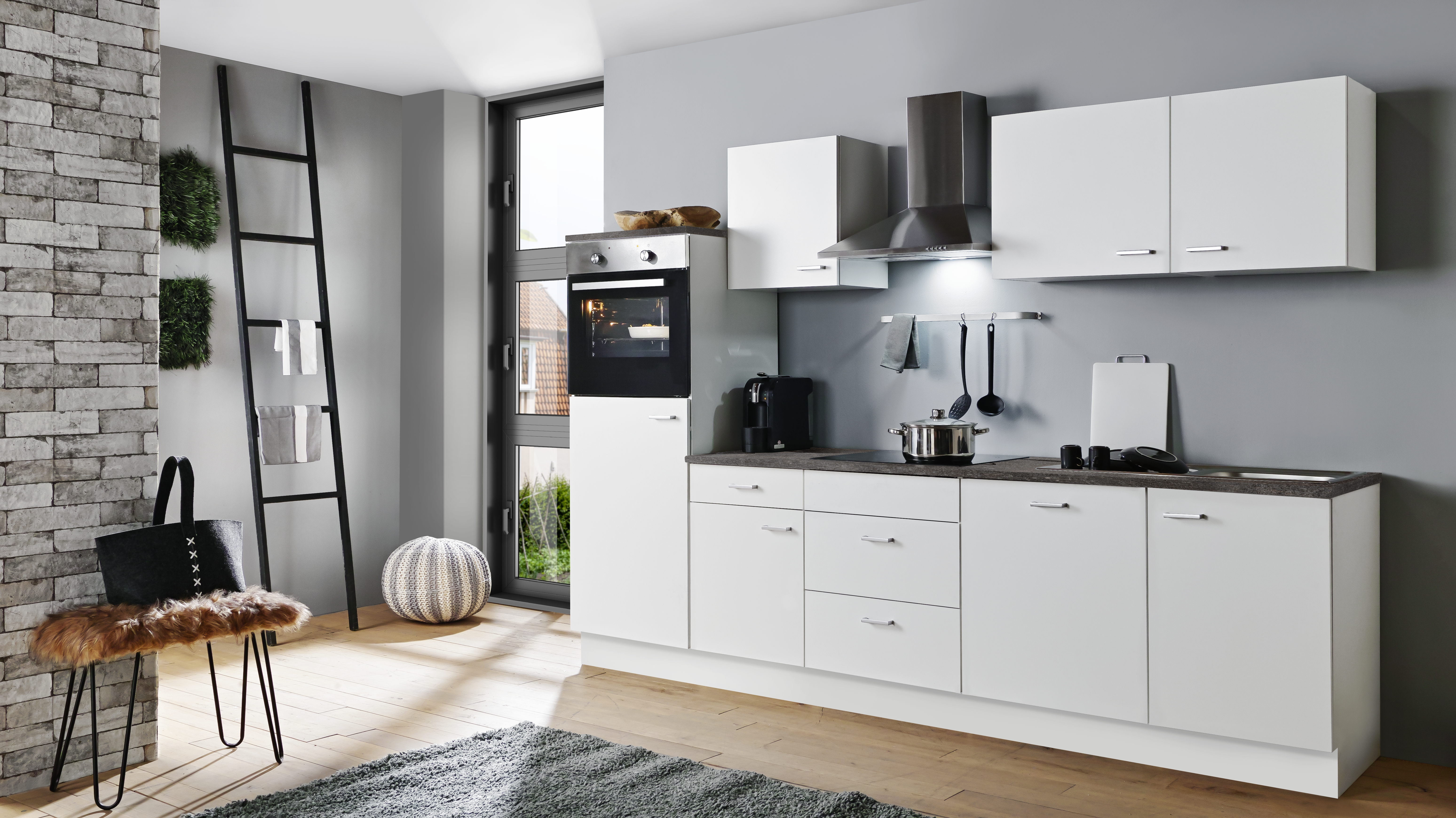 Bloc cuisine avec électroménager ORADEA Bloc cuisine avec électroménager ORADEA