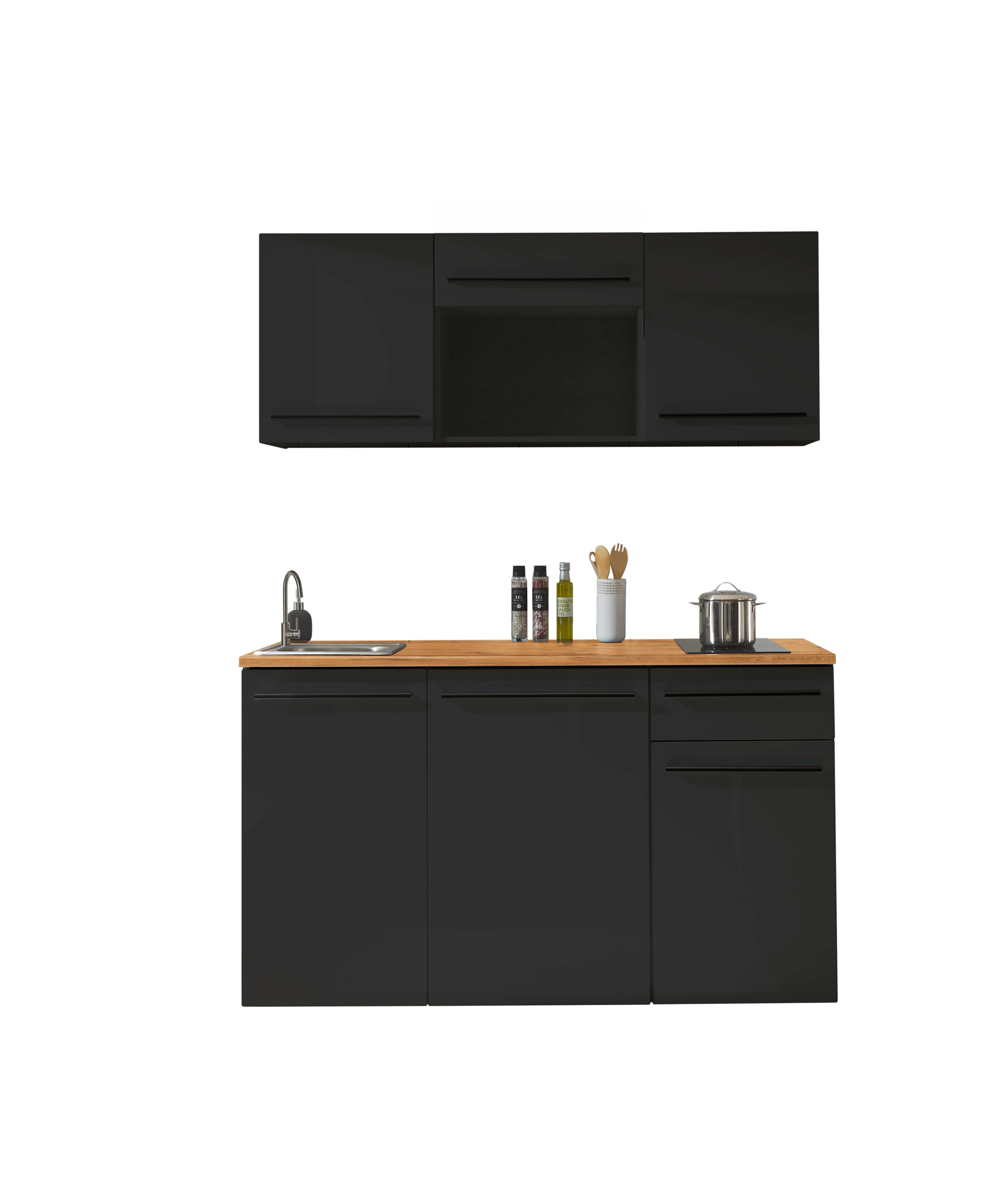 Bloc cuisine JAZZ SINGLE Z 160 chêne