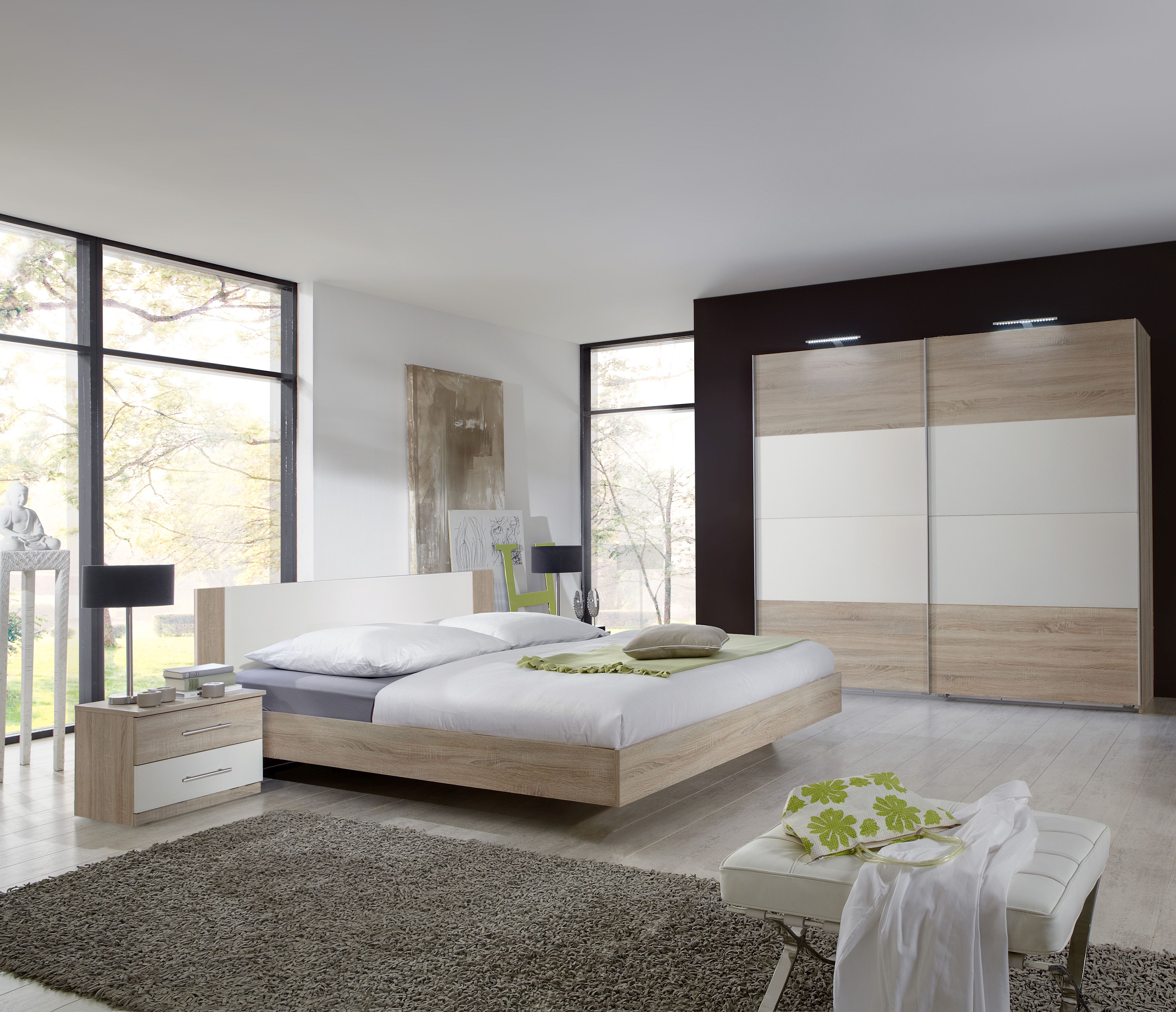 Schlafzimmerkombination 4-teilig 180x200 cm FRANZISKA