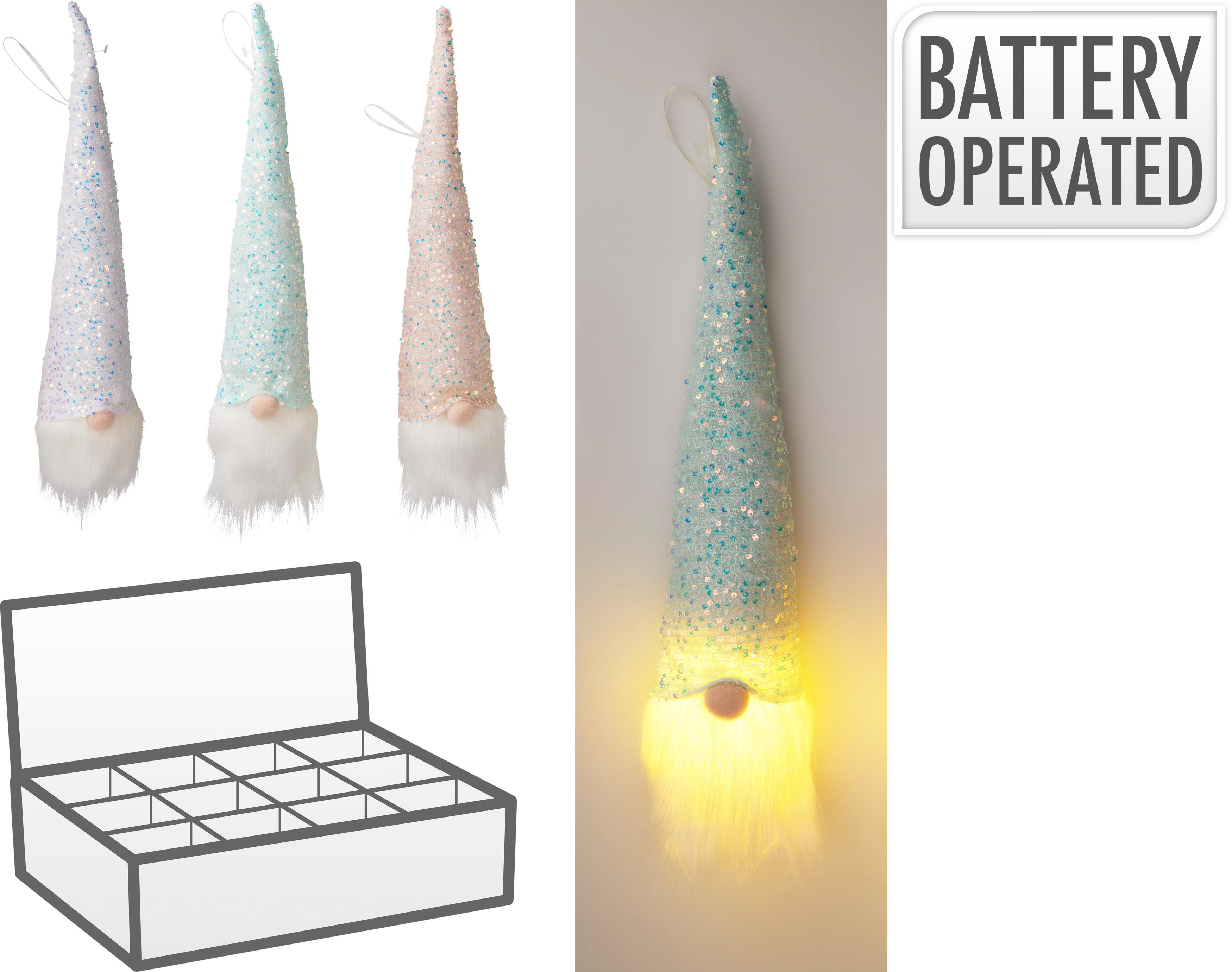 Lutin XL avec LED à suspendre CHRISTMAS Lutin XL avec LED à suspendre CHRISTMAS