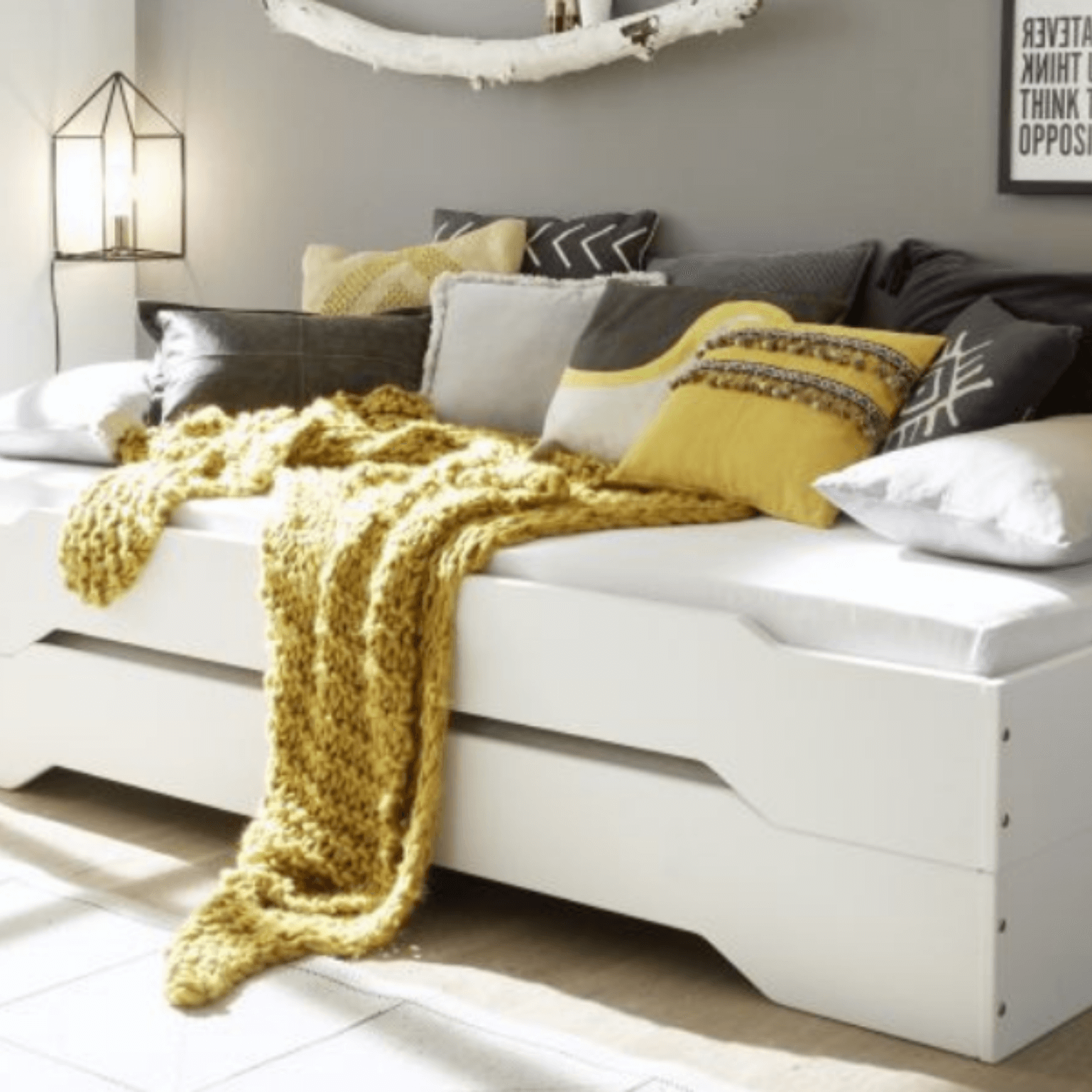 Betten im 2er-Set 90 x 200 cm DOUBLE Betten im 2er-Set 90 x 200 cm DOUBLE