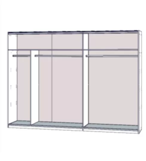 Armoire à portes coulissantes  270 cm WINNER PLUS