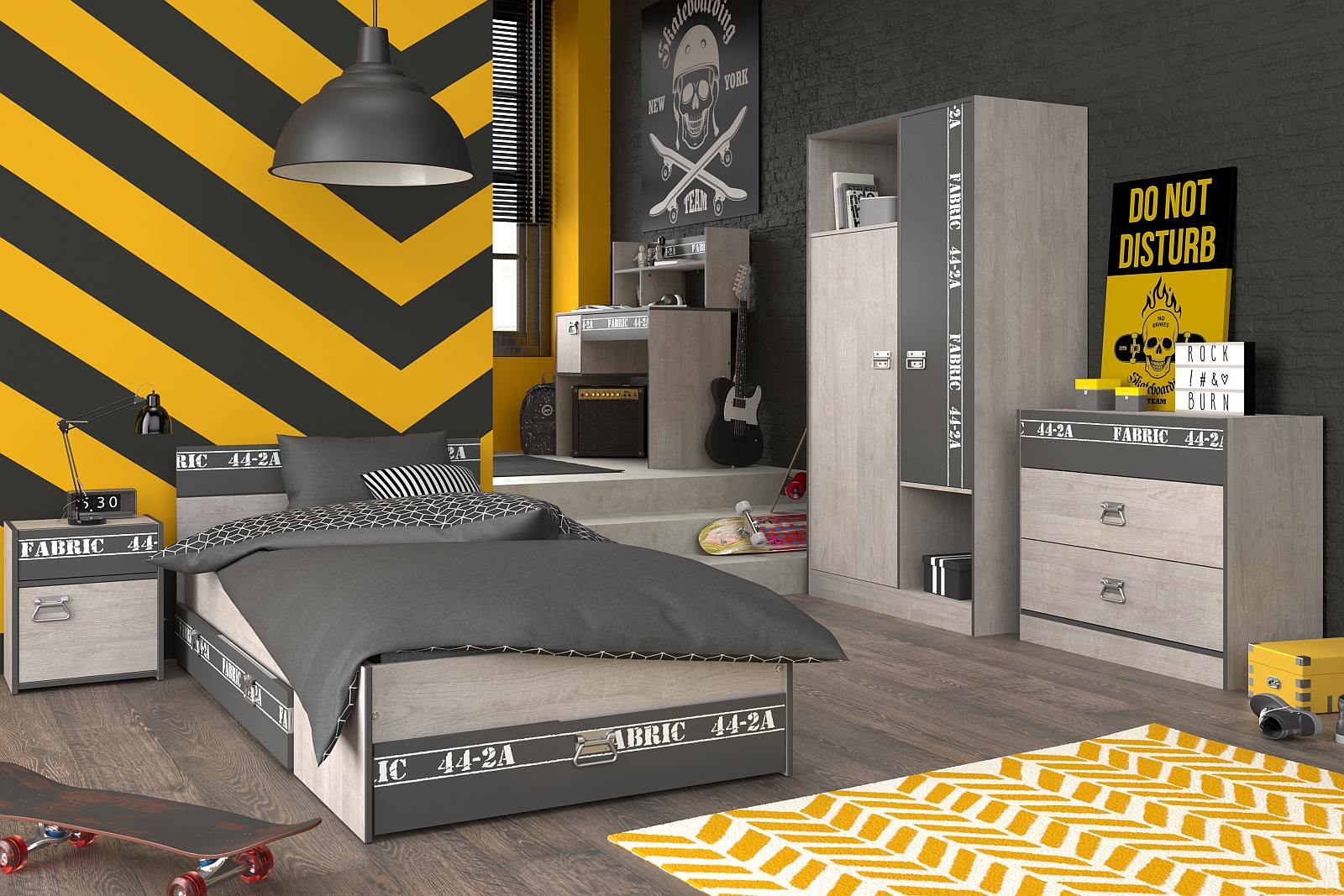 Jugendzimmer 6-teilig FABRIC 11 Jugendzimmer 6-teilig FABRIC 11