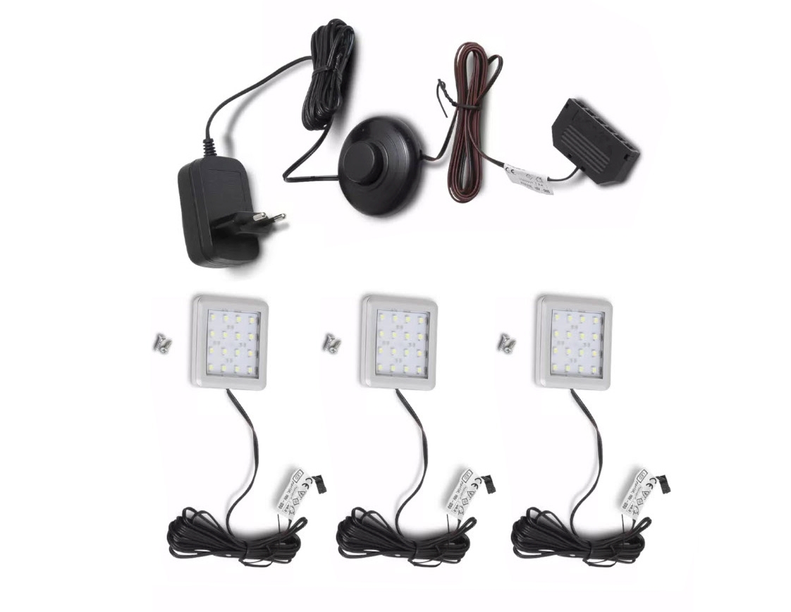 Lot de 3 spots LED AWASSA Lot de 3 spots LED AWASSA