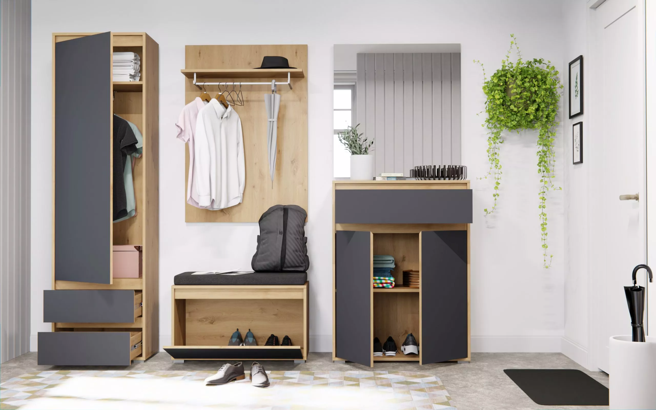 Garderobenschrank ADWA