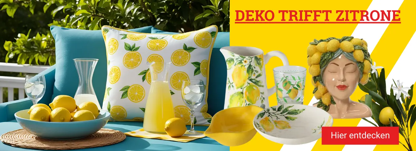 Dekotrend: Deko trifft Zitrone