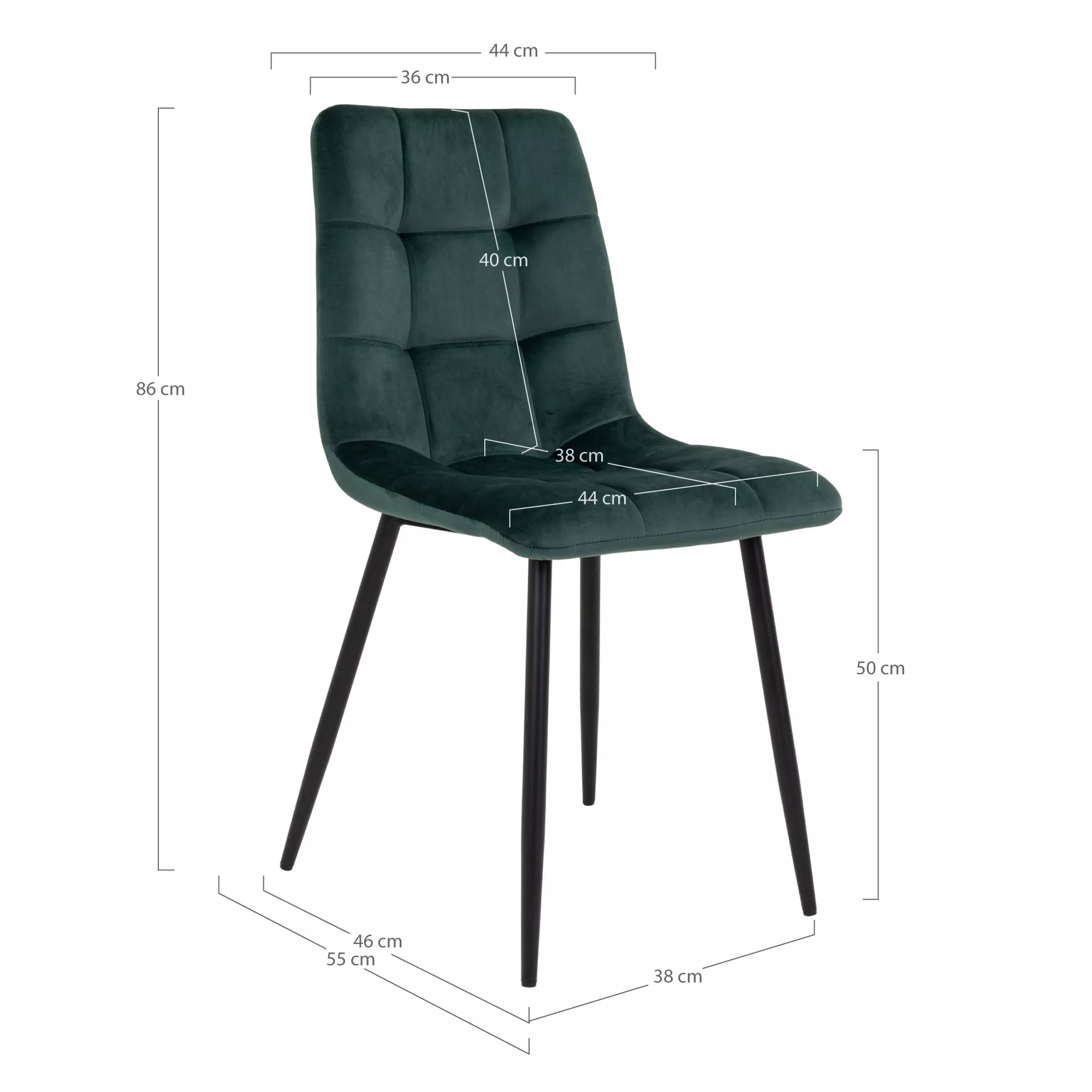 Lot de 2 chaises MIDDELFART
