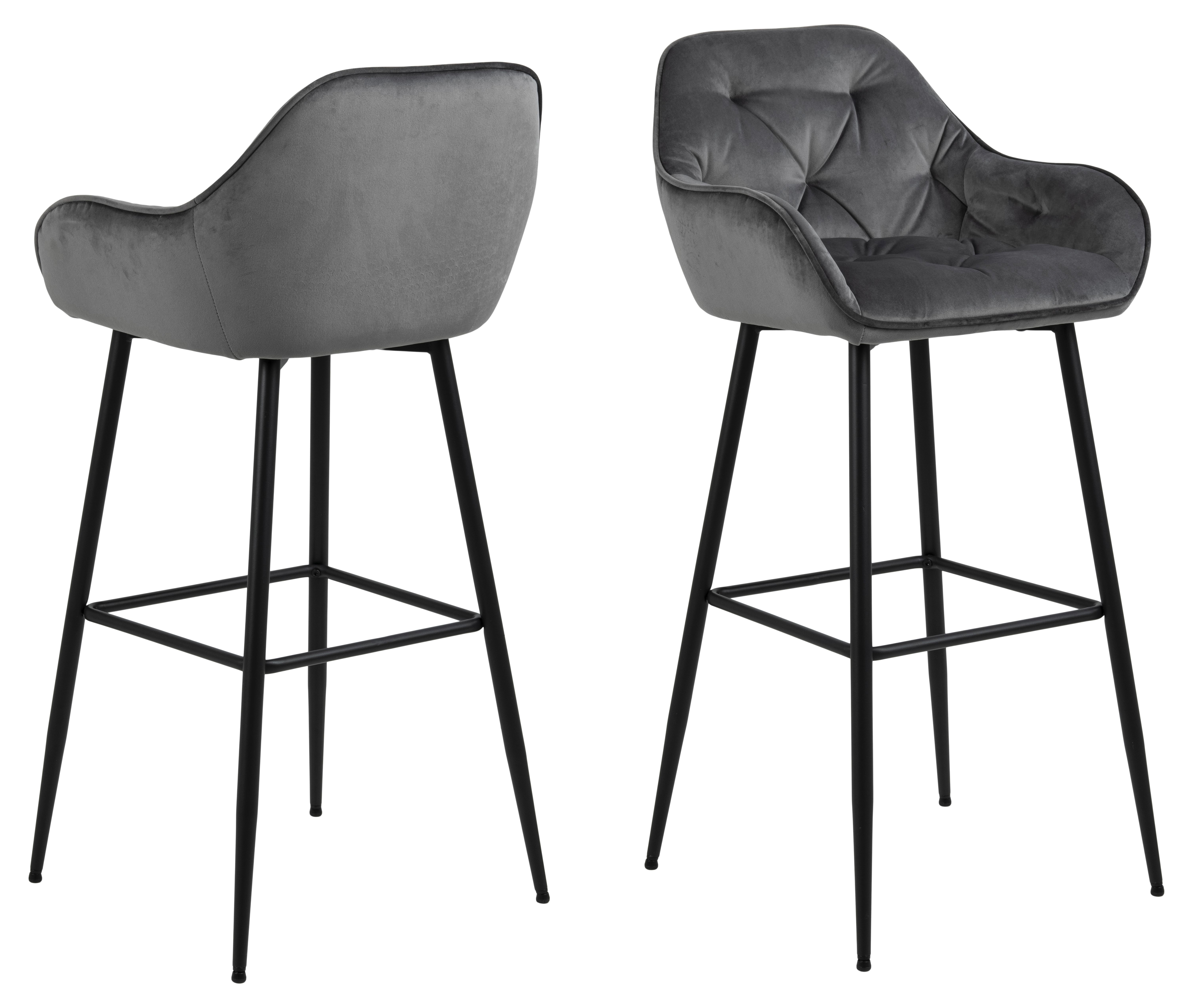 Lot de 2 chaises de bar BROOKE