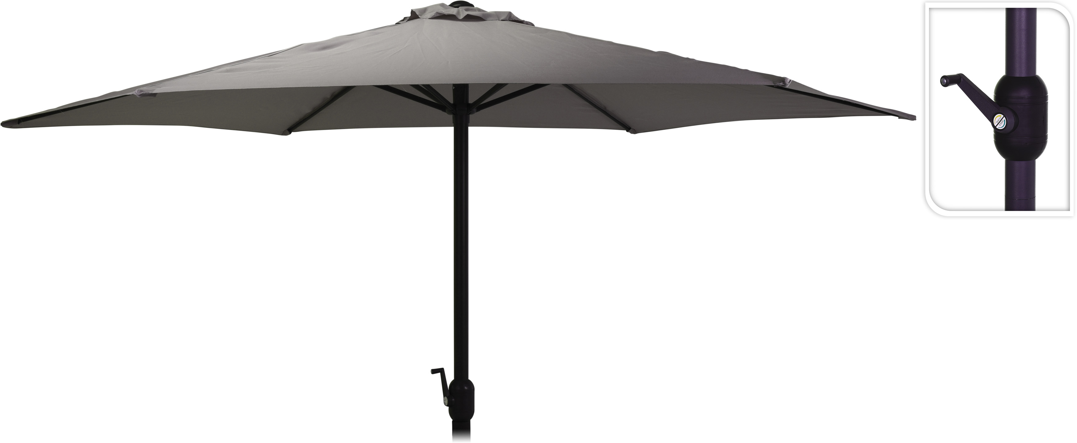 Parasol 3m DUNKELGRAU