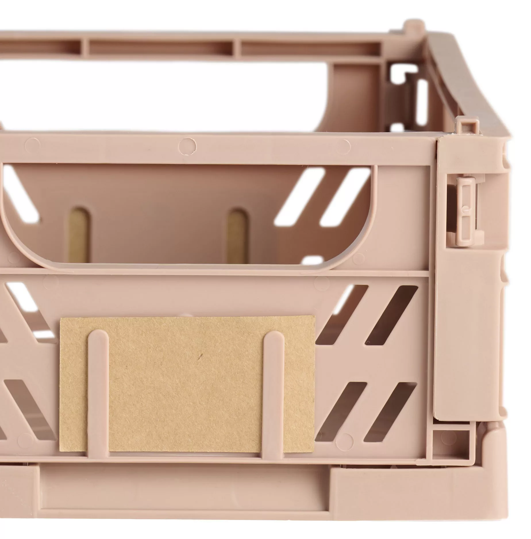 Lot de 2 caisses pliables ton sable DAY