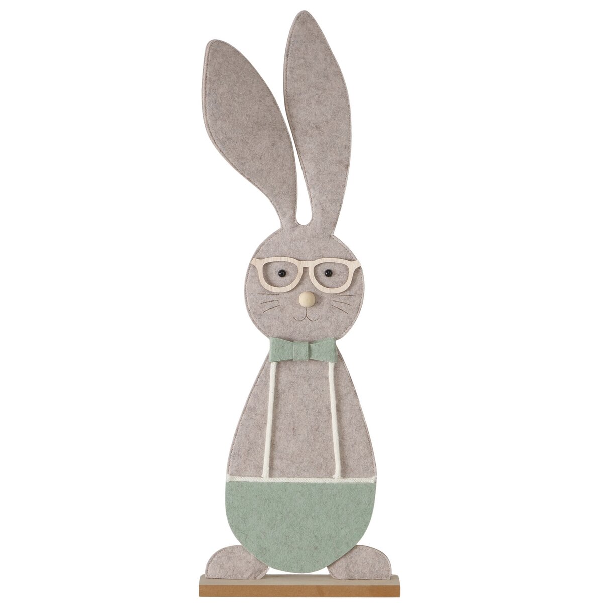 Figur Hase XL mit Brille STINO