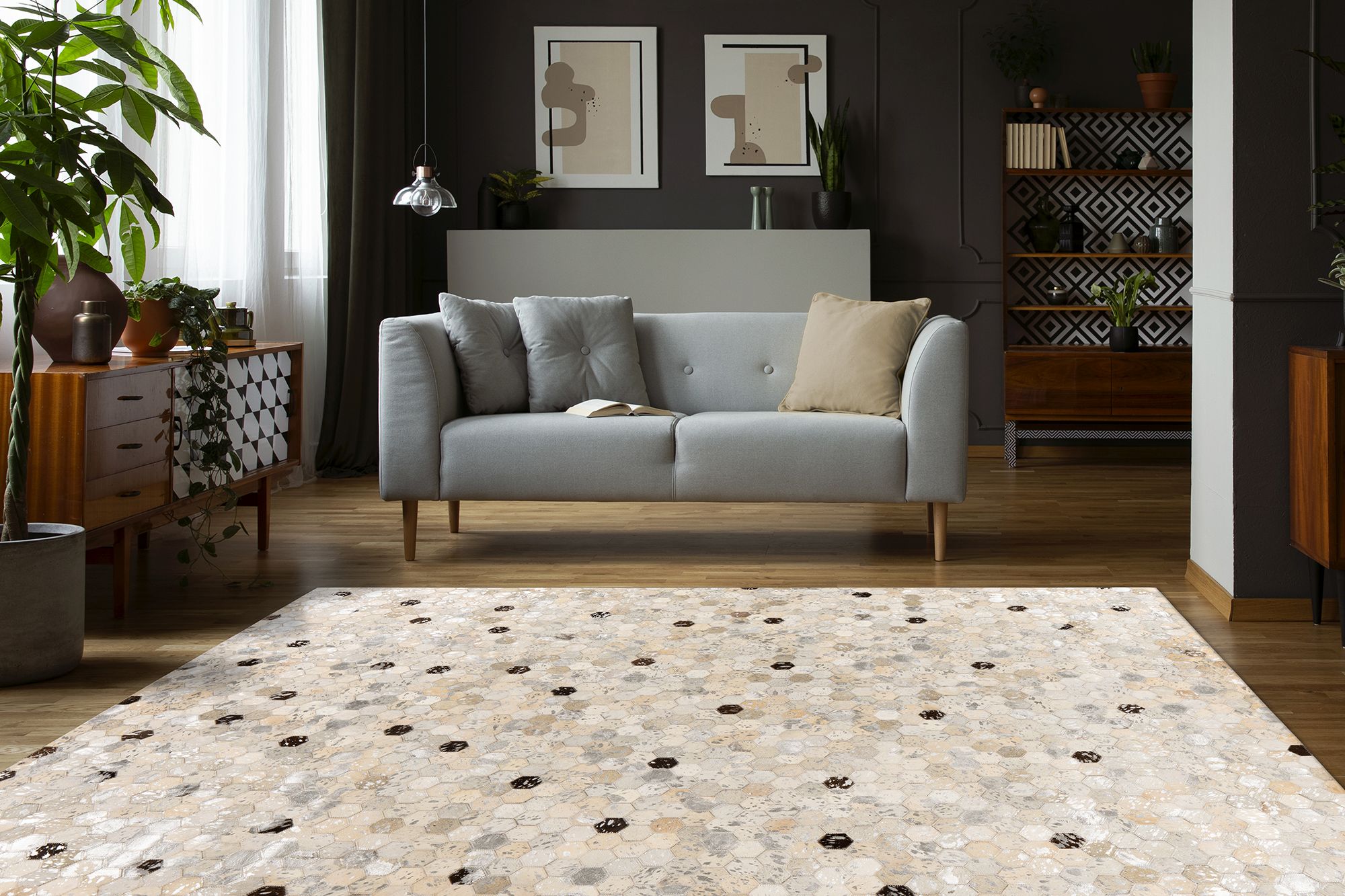 Tapis en cuir LAVIN 1025