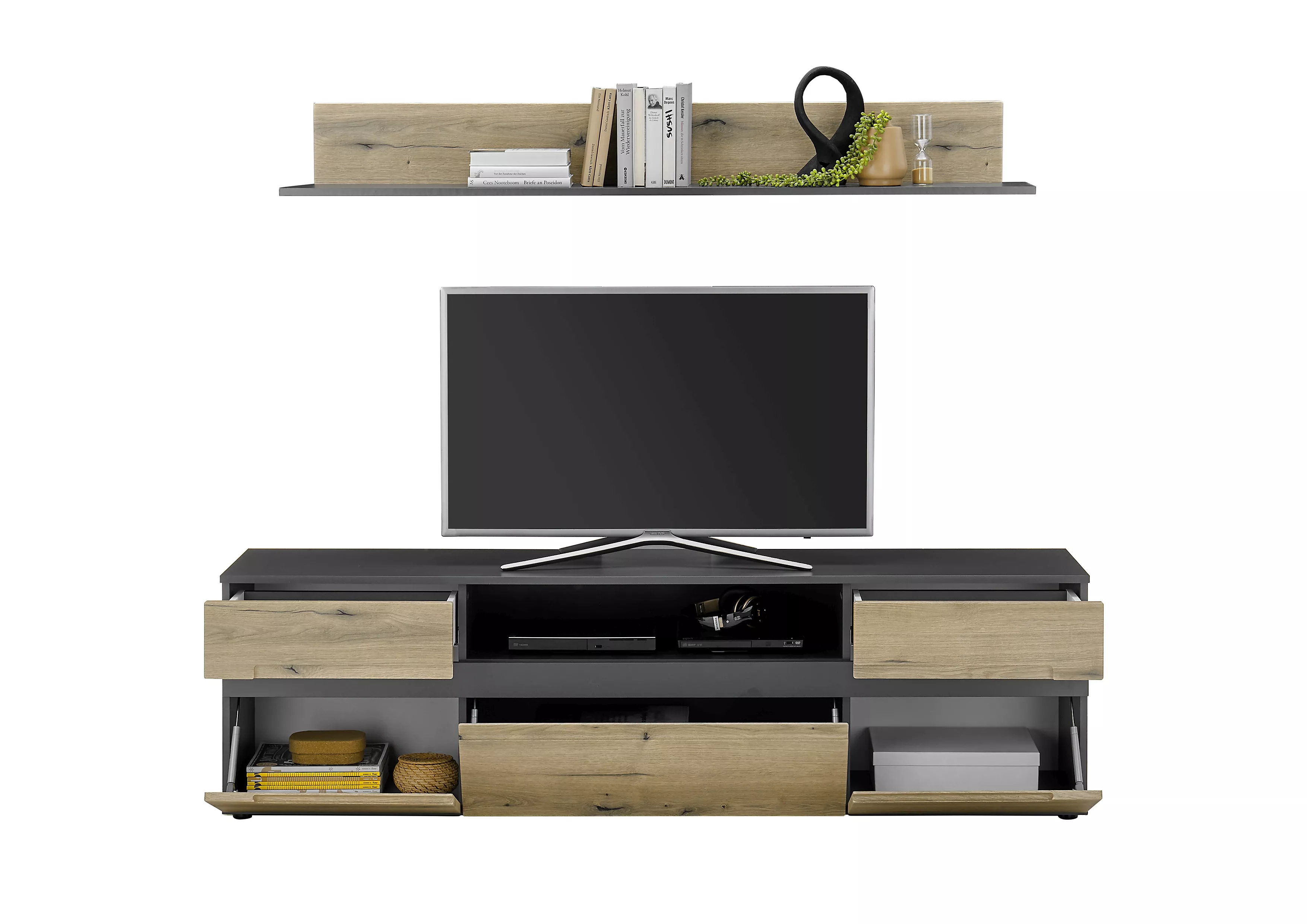 Lowboard mit Wandboard CORK