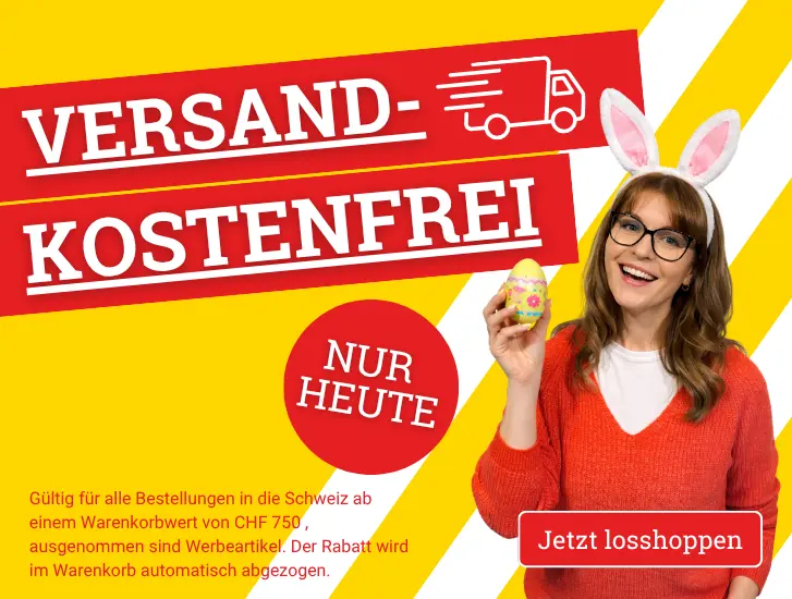 Versandkosten sparen - nur heute!