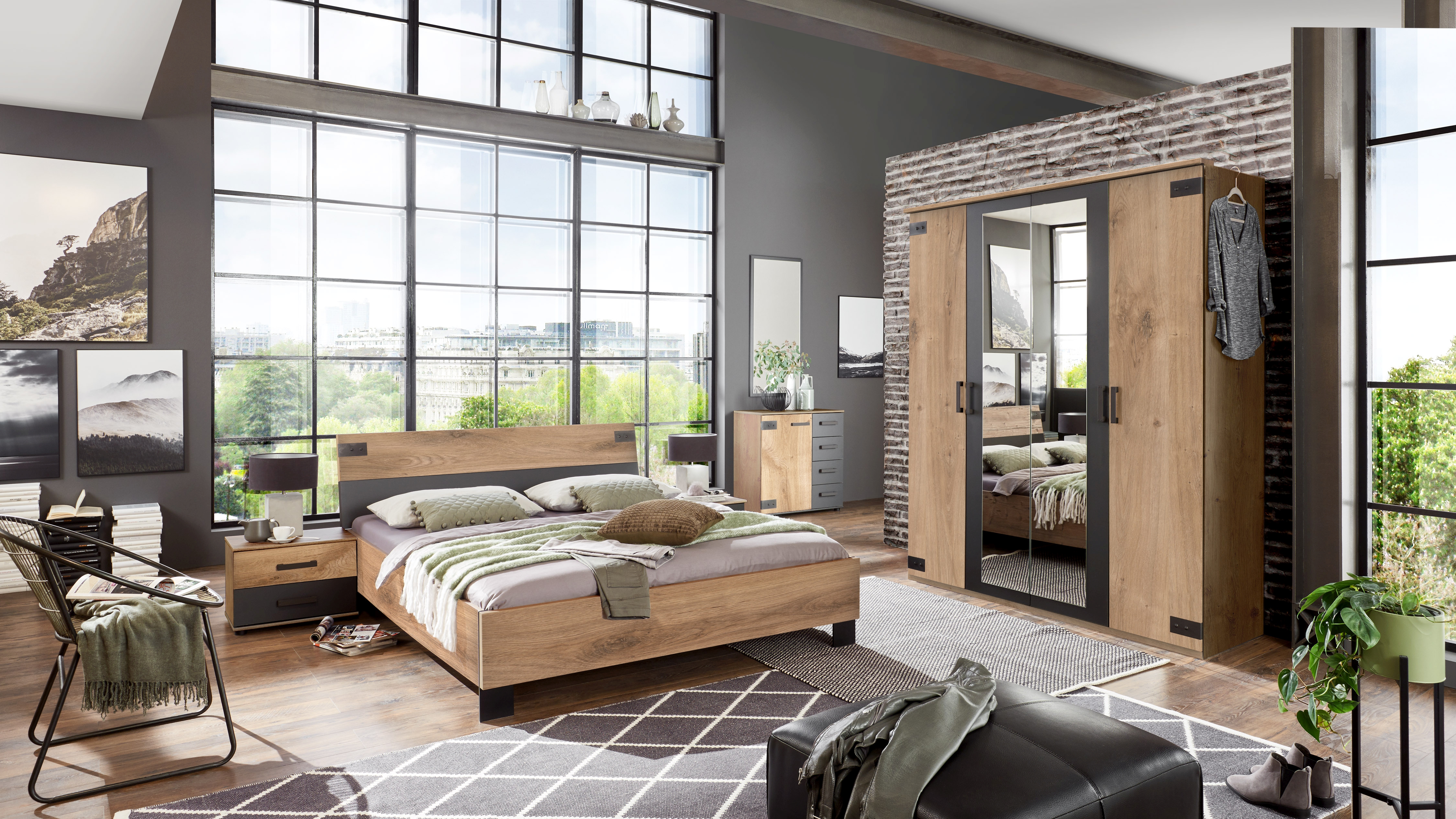 Schlafzimmer 4-teilig  MALMÖ Schlafzimmer 4-teilig  MALMÖ